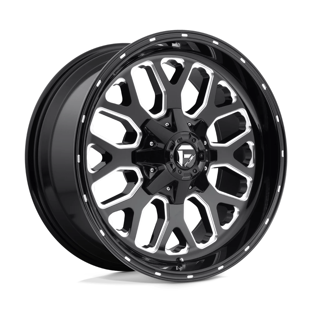 Fuel 1PC D588 TITAN 18X9 1 8X170/8X6.7 GLOSS BLACK MILLED