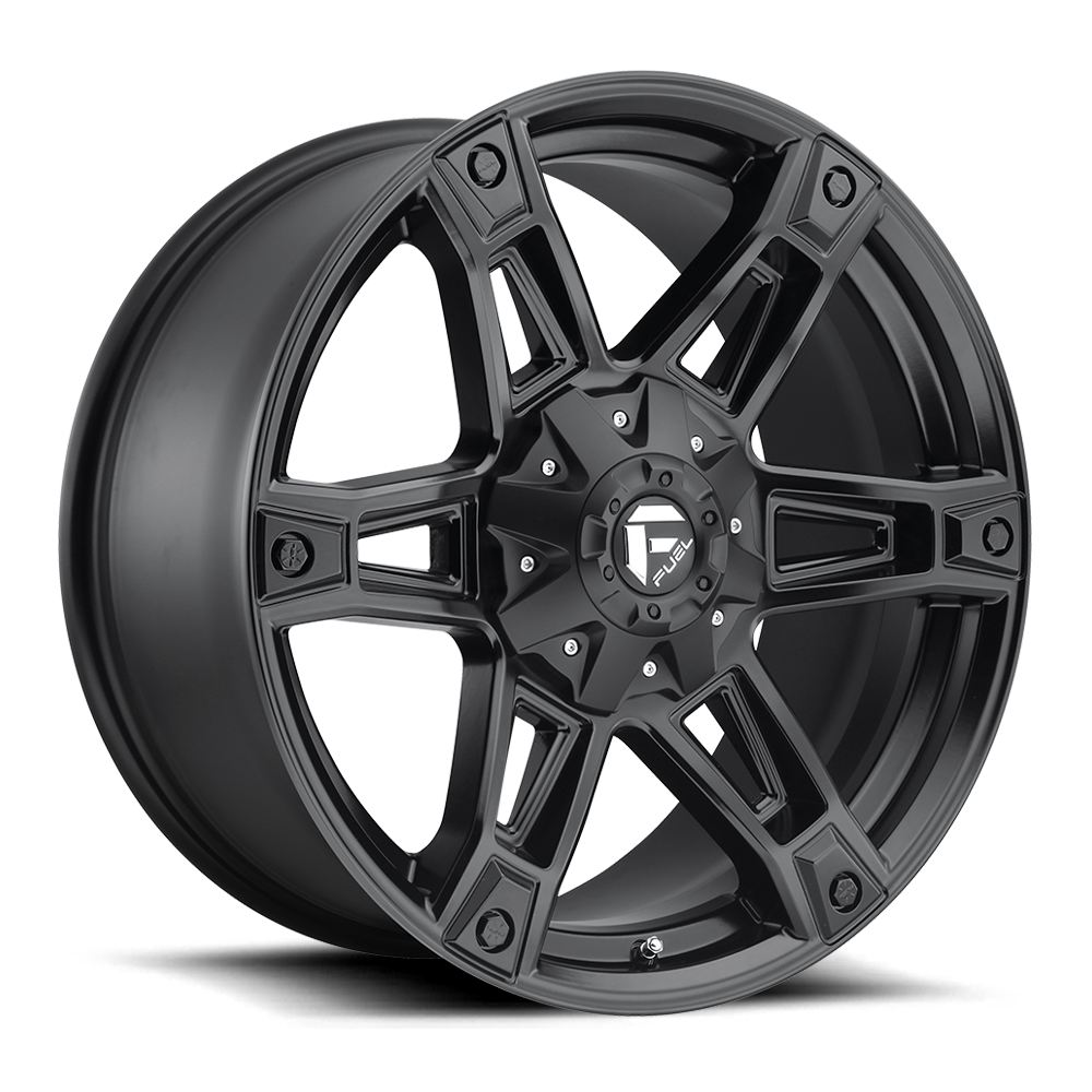 Fuel 1PC D624 DAKAR 20X9 1 5X114.3/5X127/5X4.5/5.0 MATTE BLACK