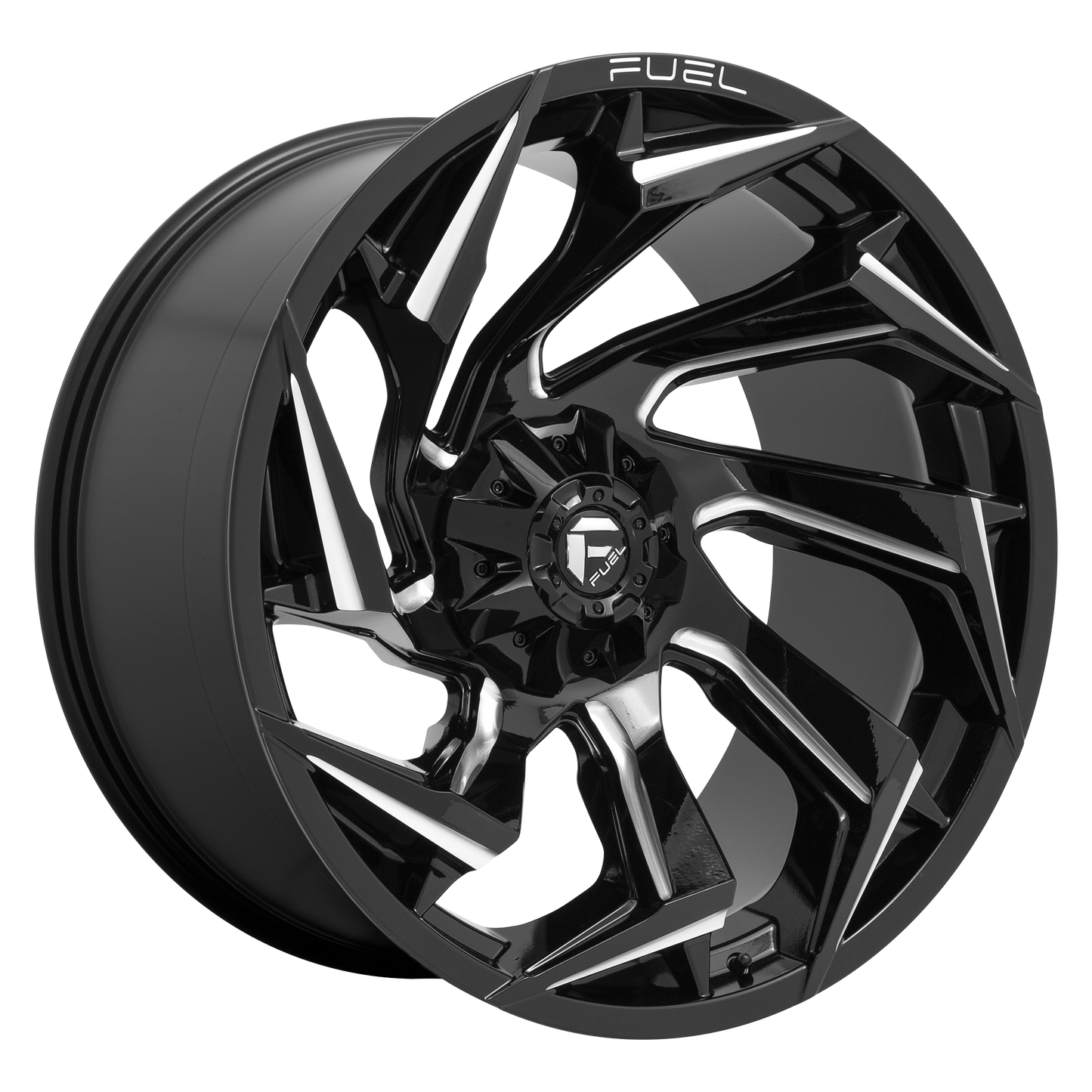 Fuel 1PC D753 REACTION 20X10 -18 8X170/8X6.7 Gloss Black Milled