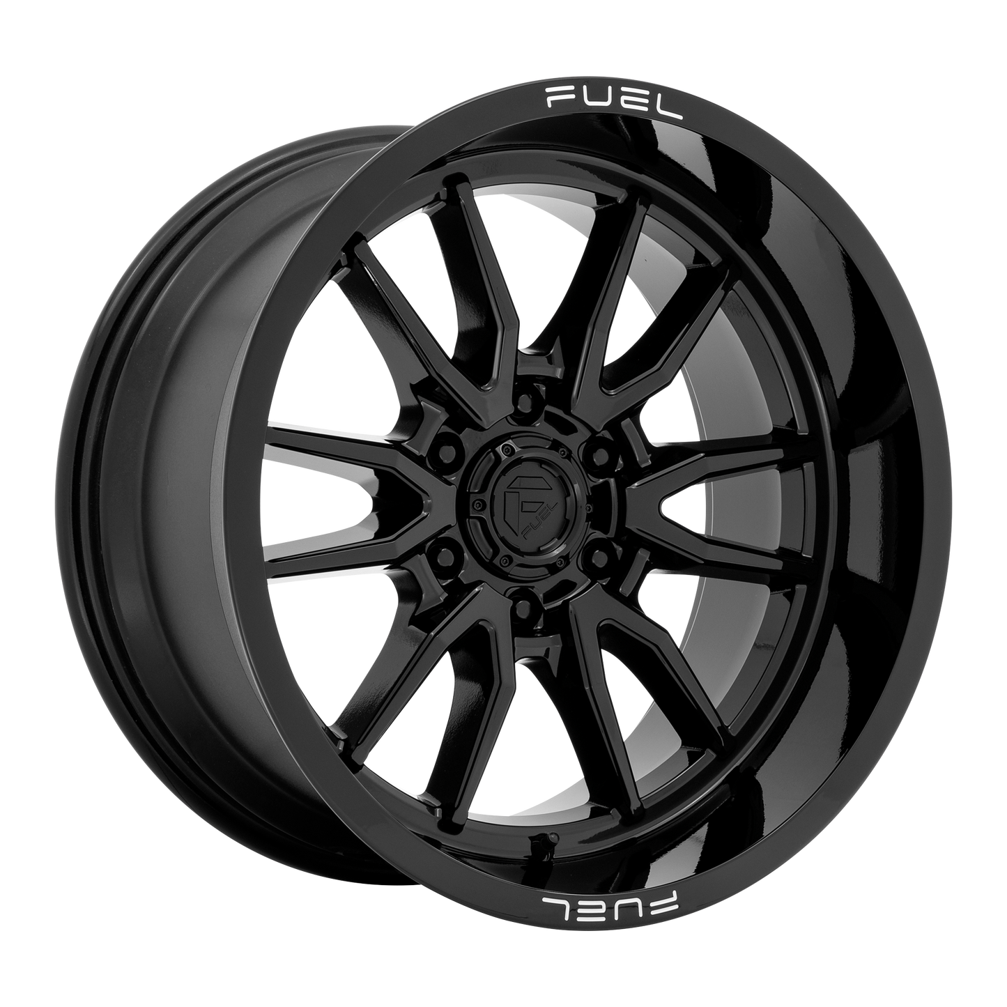 Fuel 1PC D760 CLASH 22X12 -44 6X139.7/6X5.5 Gloss Black