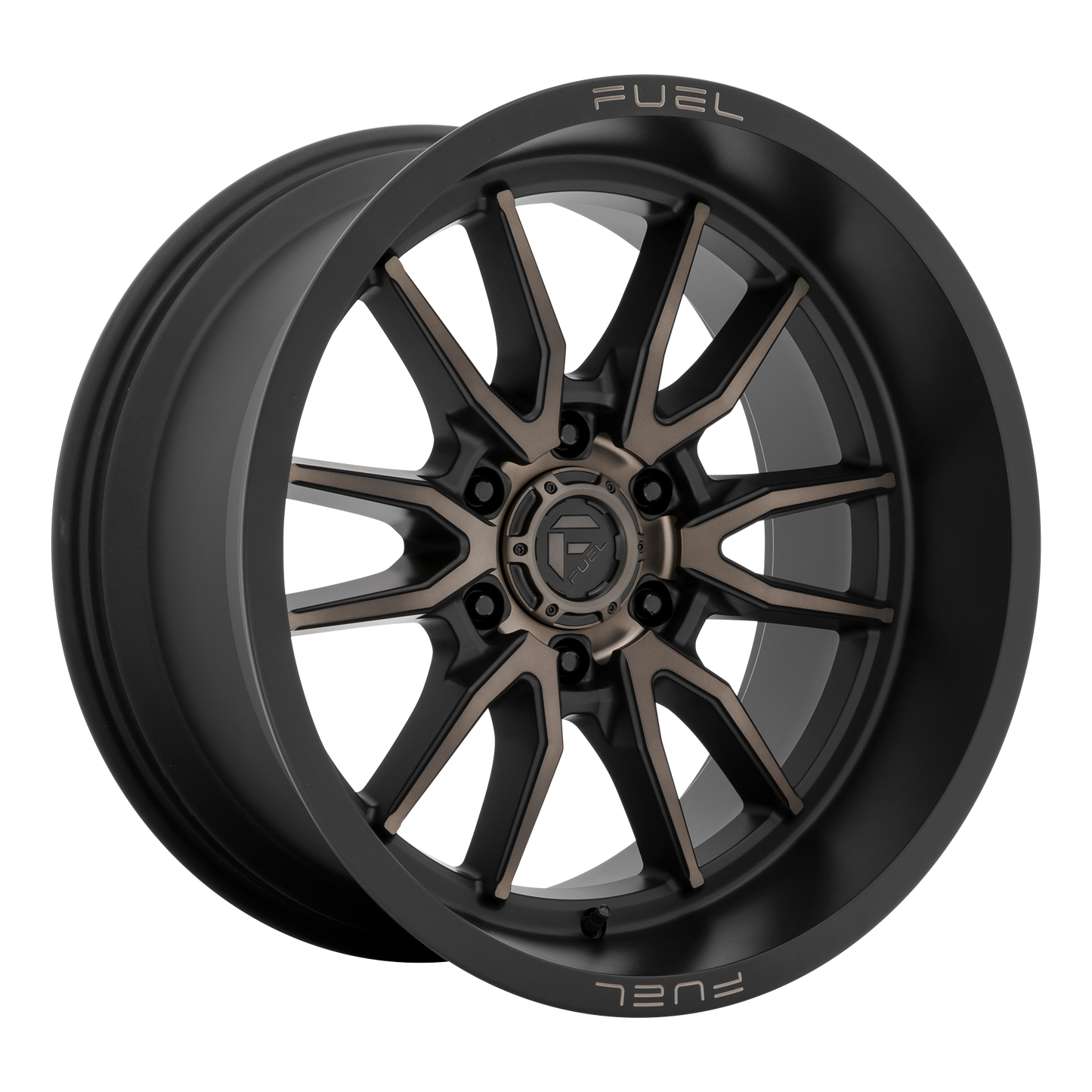 Fuel 1PC D762 CLASH 17X9 -12 6X139.7/6X5.5 Matte Black Double Dark Tint