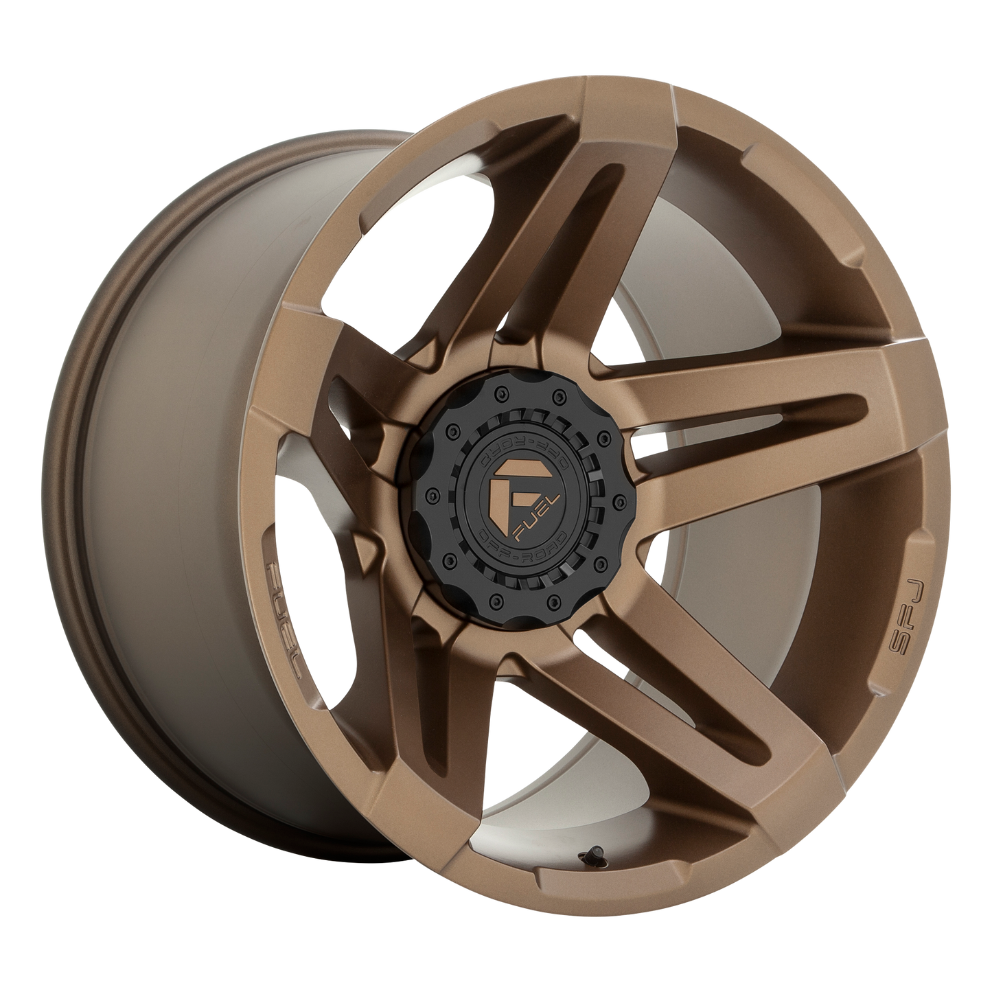 Fuel 1PC D765 SFJ 20X12 -44 5X114.3/5X127/5X4.5/5.0 Matte Bronze