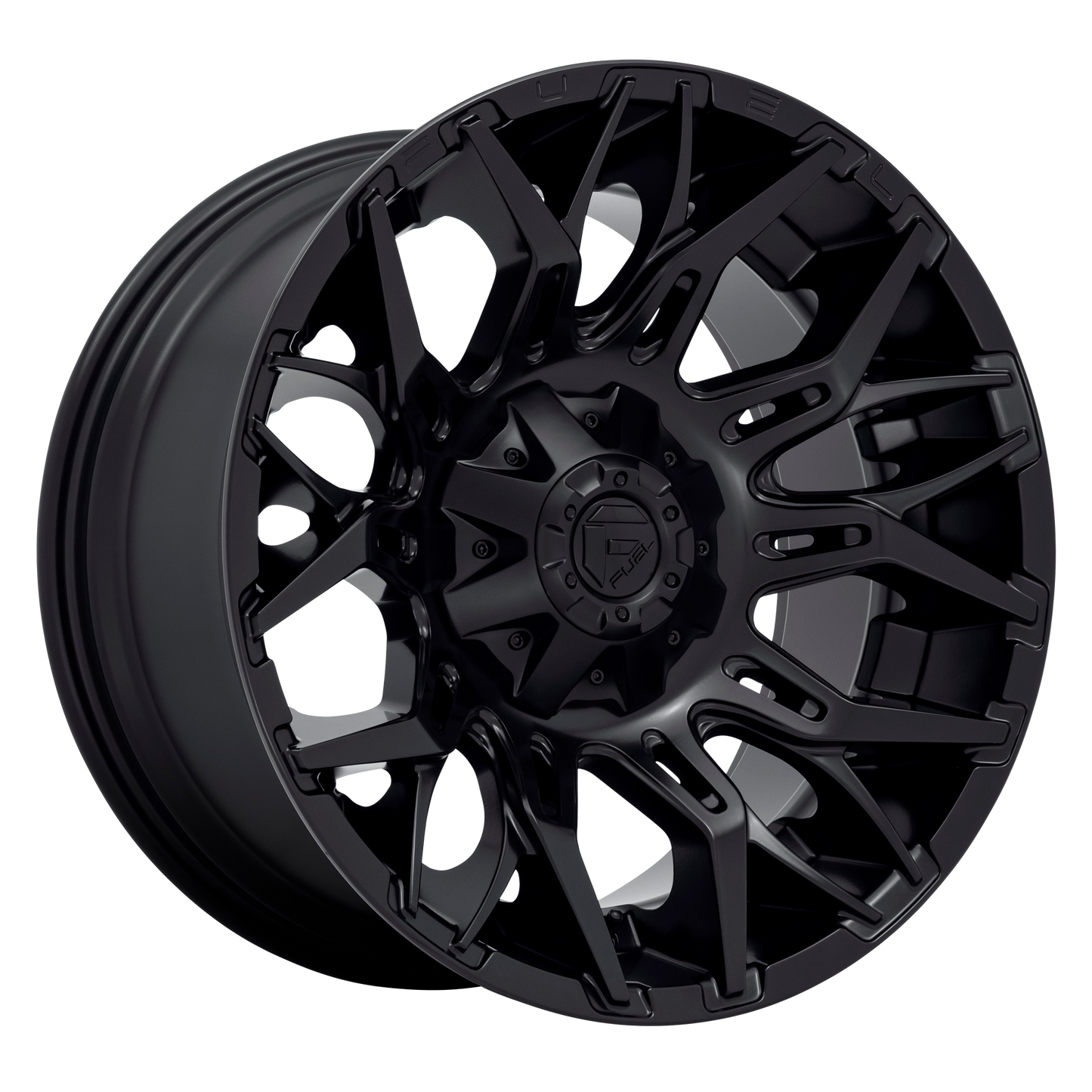 Fuel 1PC D772 TWITCH 22X12 -44 5X114.3/5X127/5X4.5/5.0 Blackout