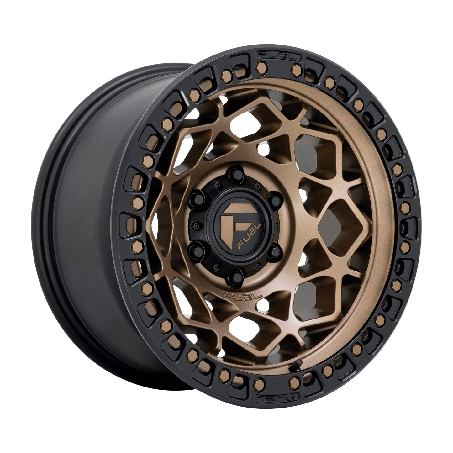 Fuel UTV D785 UNIT UTV 15X10 0 4X156/4X156 Bronze With Matte Black Ring