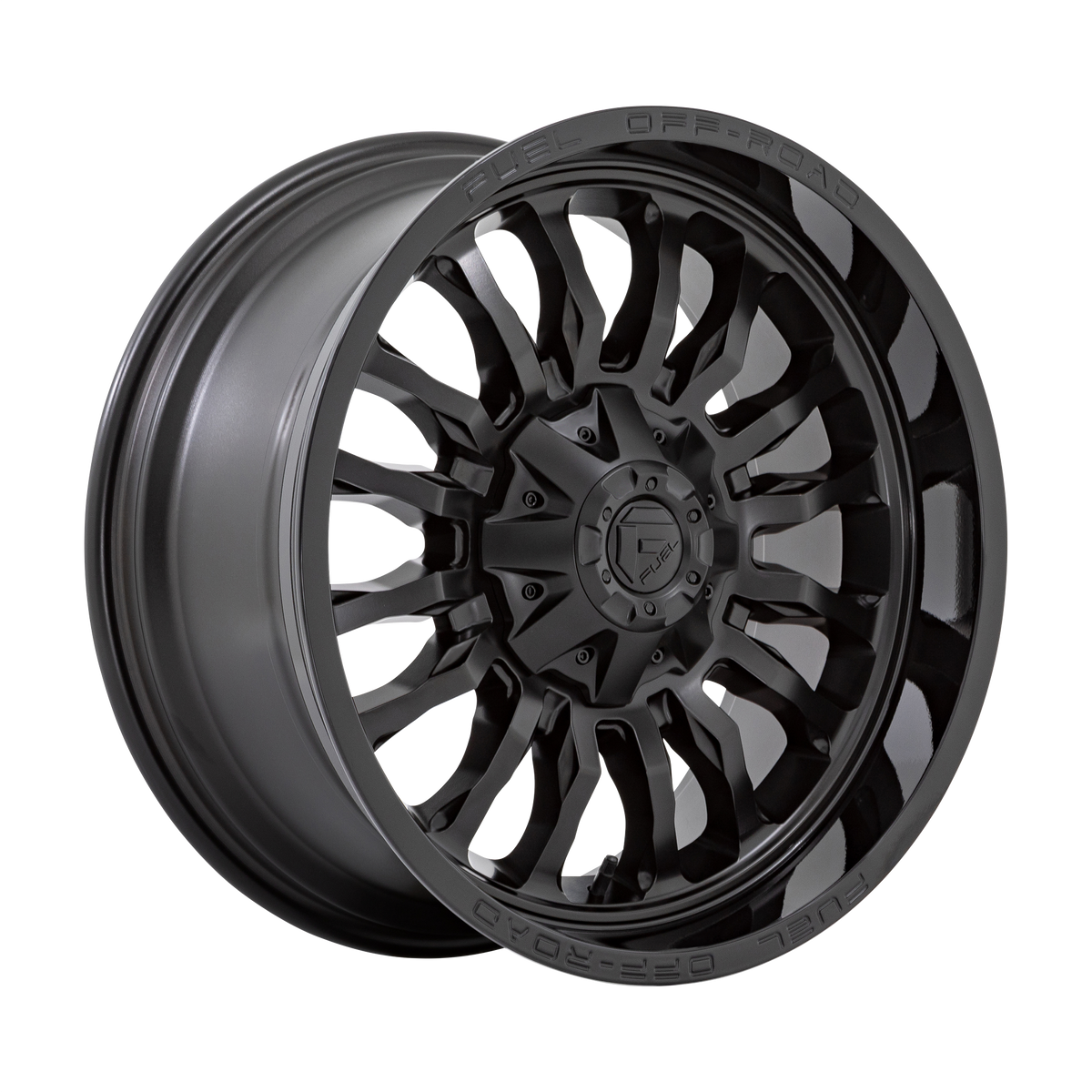 Fuel 1PC D796 ARC 22X12 -44 8X165.1 MATTE BLACK WITH GLOSS BLACK LIP