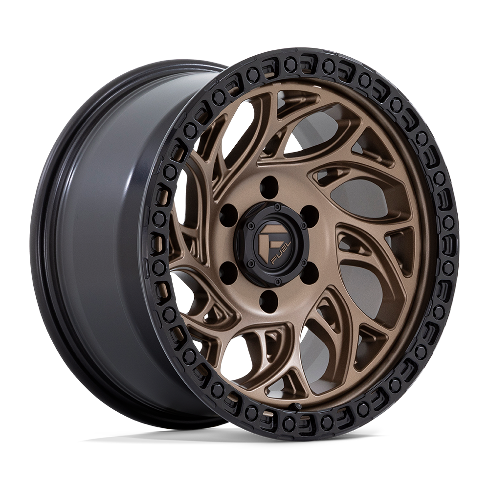 FUEL 1PC D841 RUNNER OR 18X9 -12 6X139.7 BRONZE WITH BLACK RING