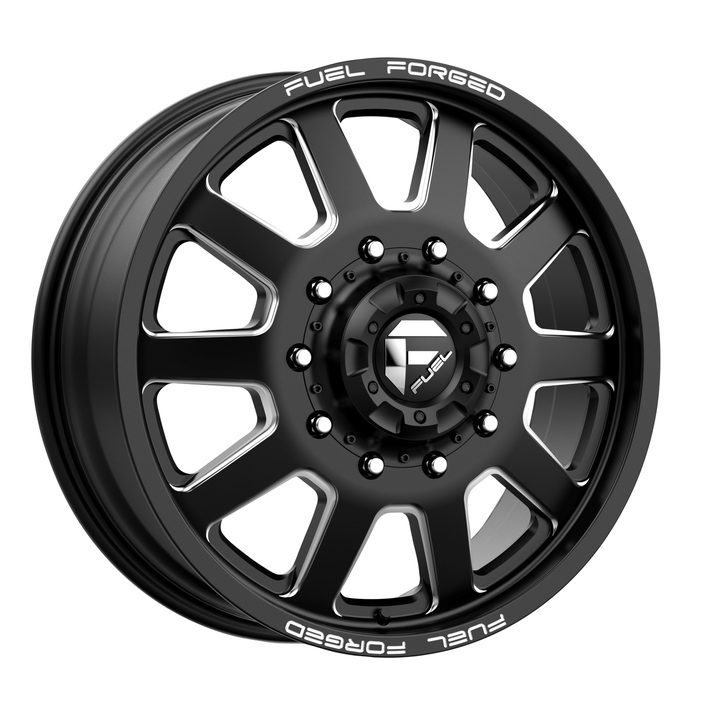 Fuel Mono DE09 FF09D 24X8.25 -246 8X210/8X210 Matte Black Milled