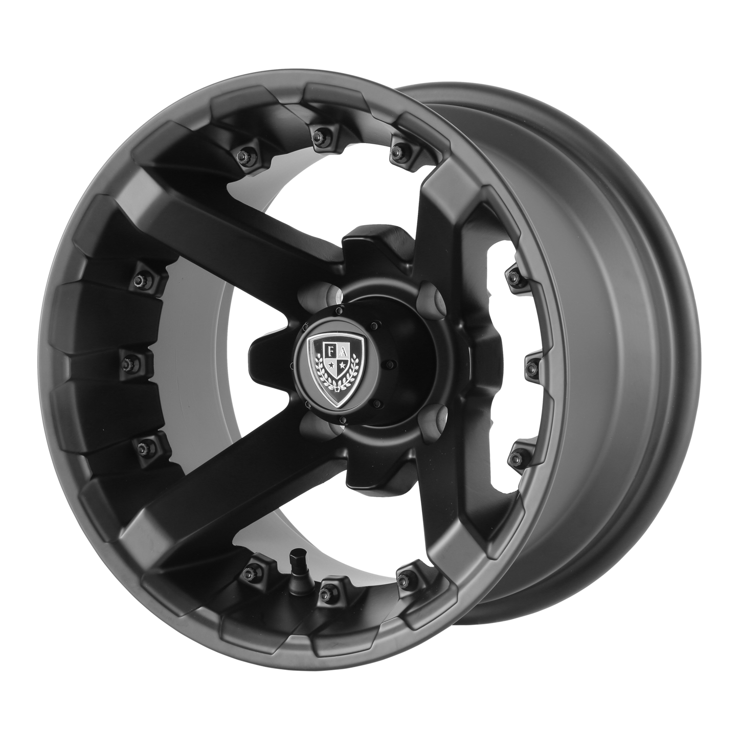 Fairway Alloys FA138 BATTLE 12X7 -47 4X101.6/4X4.0 Matte Black