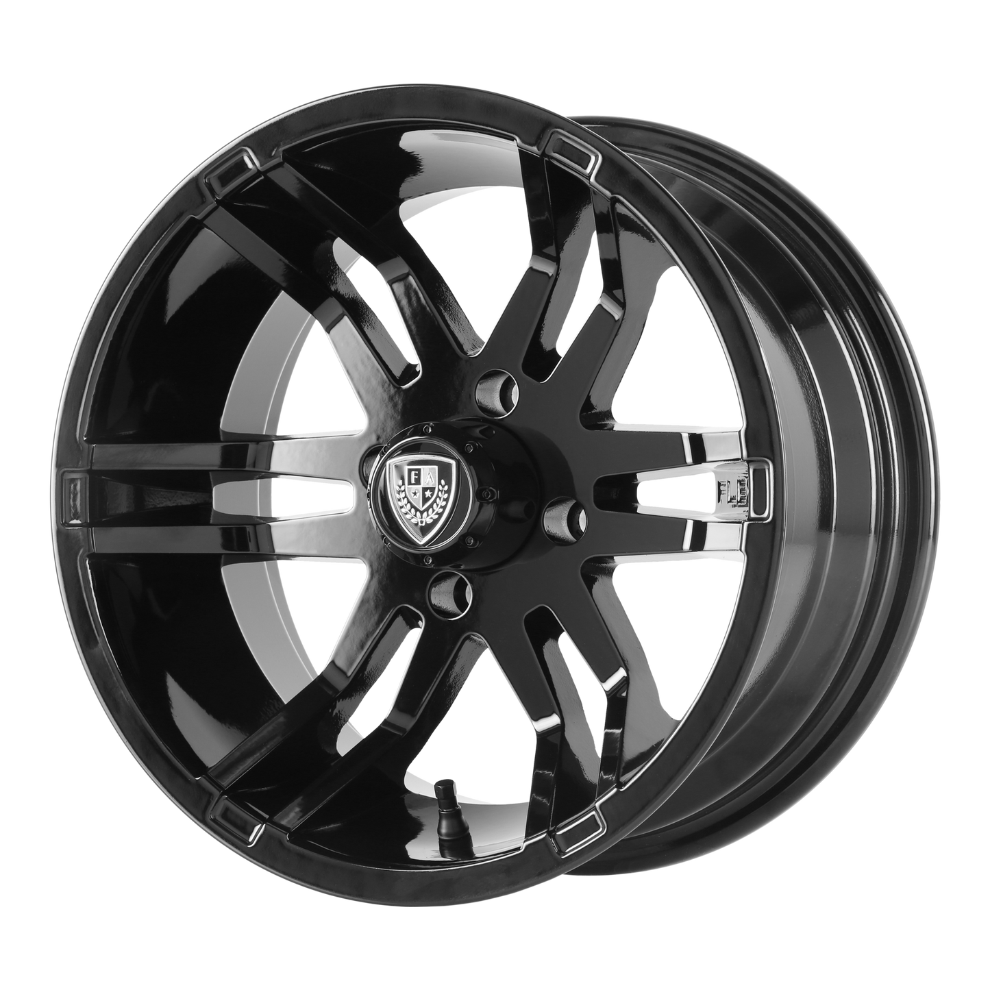 Fairway Alloys FA140 FLEX 14X6.5 -20 4X101.6/4X4.0 Gloss Black