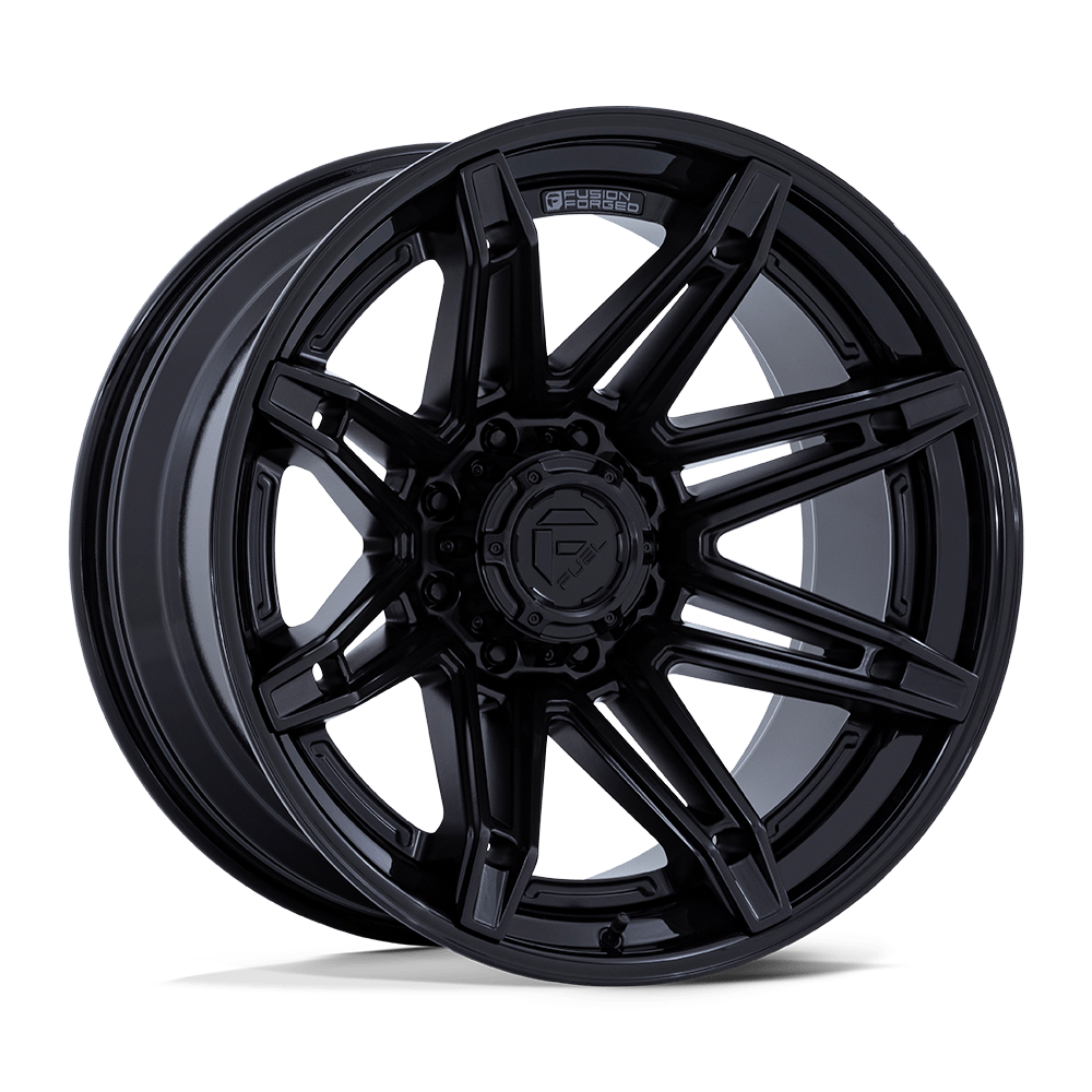 FUEL 1PC FC401 BRAWL 20X10 -18 6X139.7 MATTE BLACK WITH GLOSS BLACK LIP
