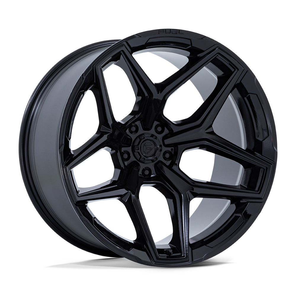 FUEL 1PC FLUX 18X9 1 6X139.7 GLOSS BLACK