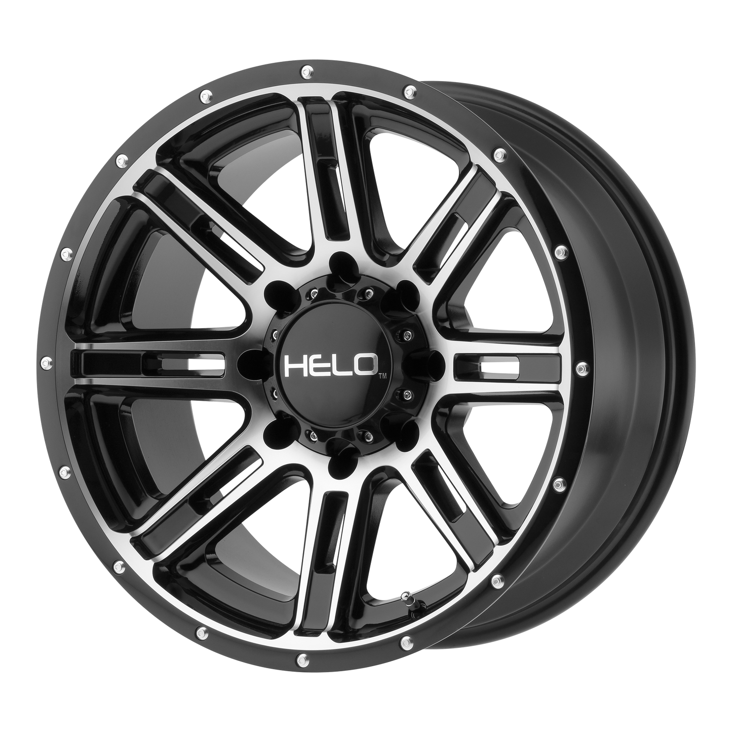 Helo HE900 18X9 0 6X120/6X120 Gloss Black Machined