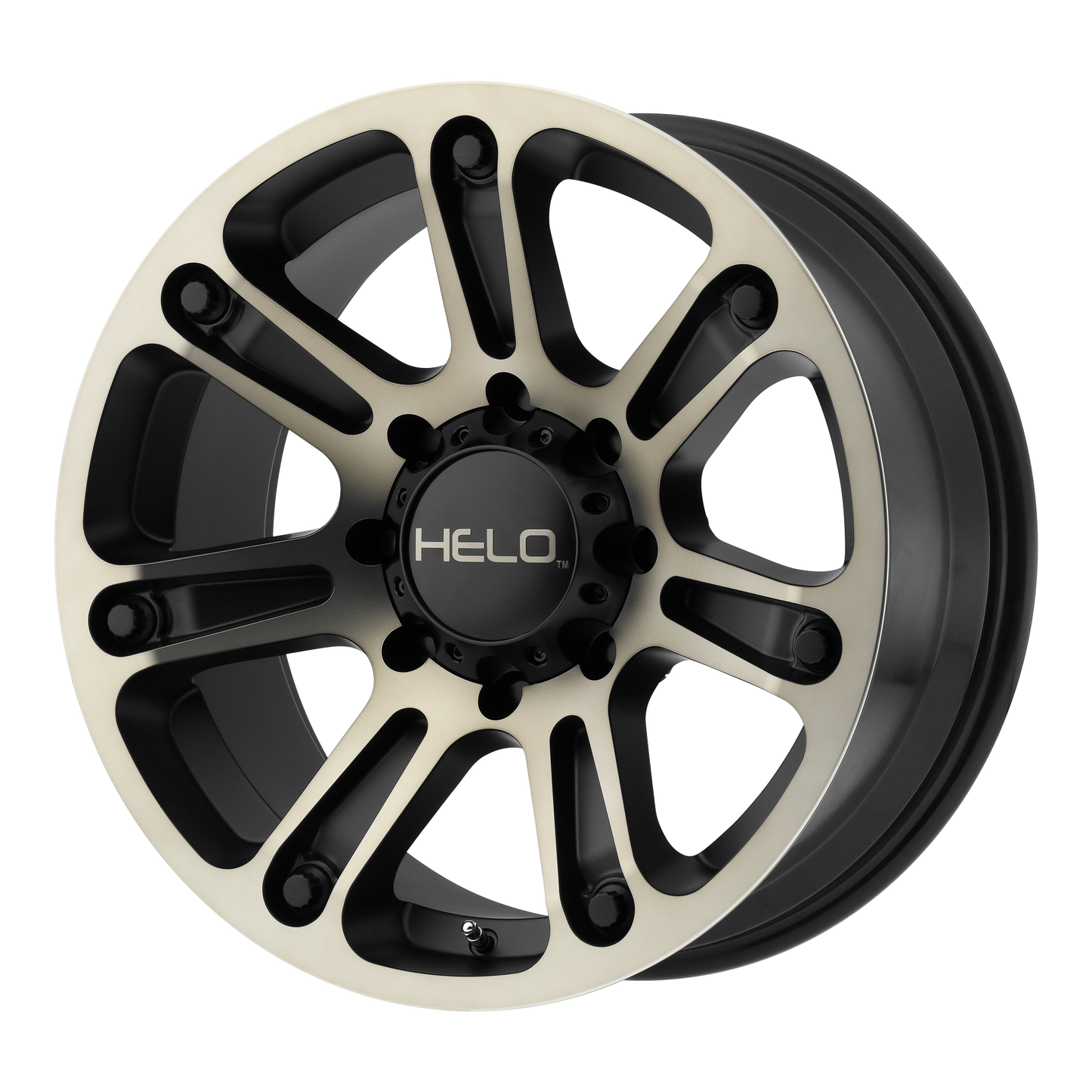Helo HE904 20X10 -18 6X135/6X5.3 Satin Black Machined Dark Tint