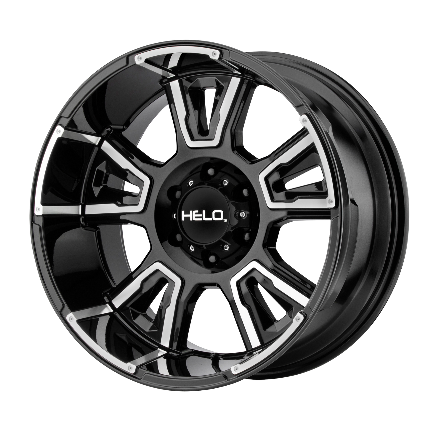 Helo HE914 20X9 0 6X135/6X5.3 Gloss Black Machined