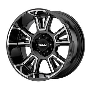 Helo HE914 20X10 -18 6X139.7/6X5.5 Gloss Black Machined