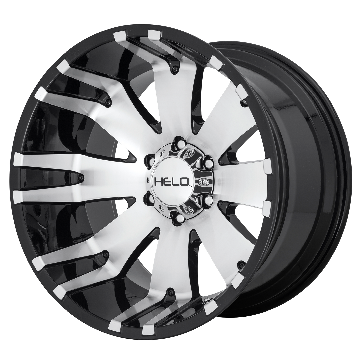 Helo HE917 20X9 0 8X170/8X6.7 Gloss Black Machined