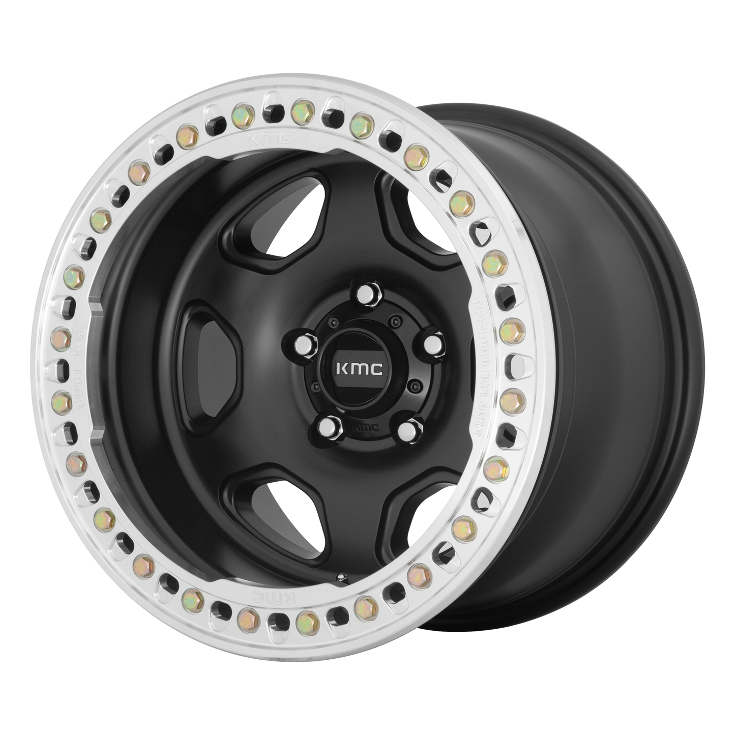 KMC KM233 HEx 20x10 -48 6x139.7/6x5.5 Satin Black