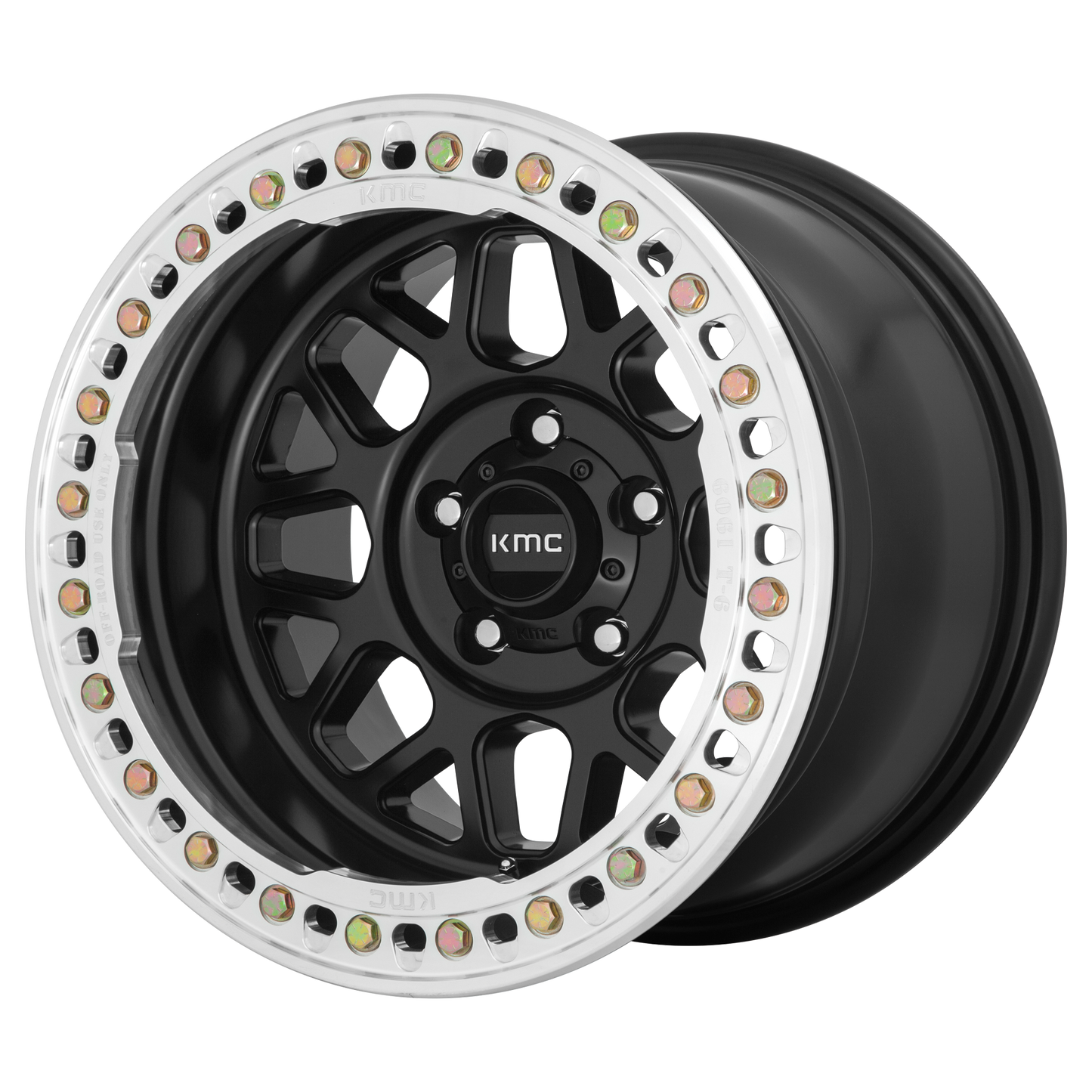 KMC KM235 GRENADE CRAWL 17X9 -38 BLANK/BLANK Satin Black