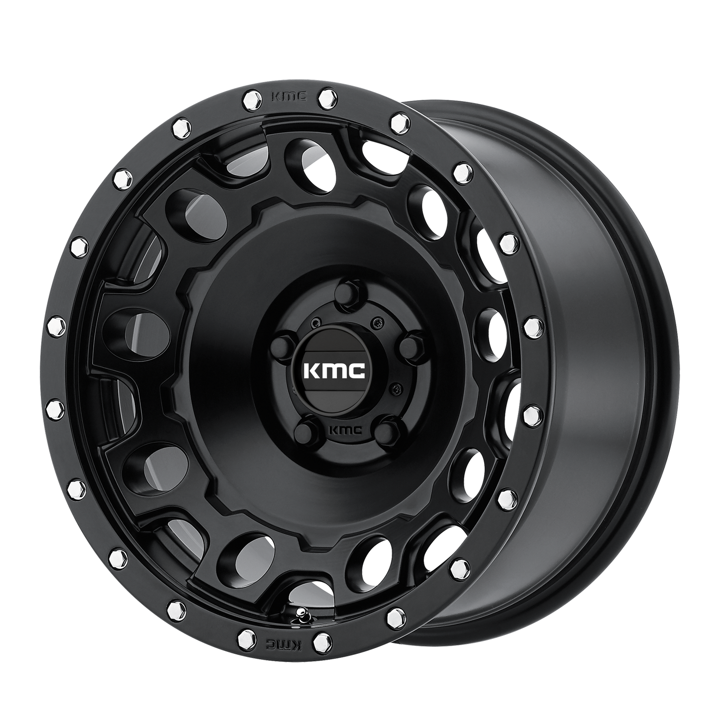 KMC KM529 HOLESHOT 17X8.5 34 6X139.7/6X5.5 Satin Black