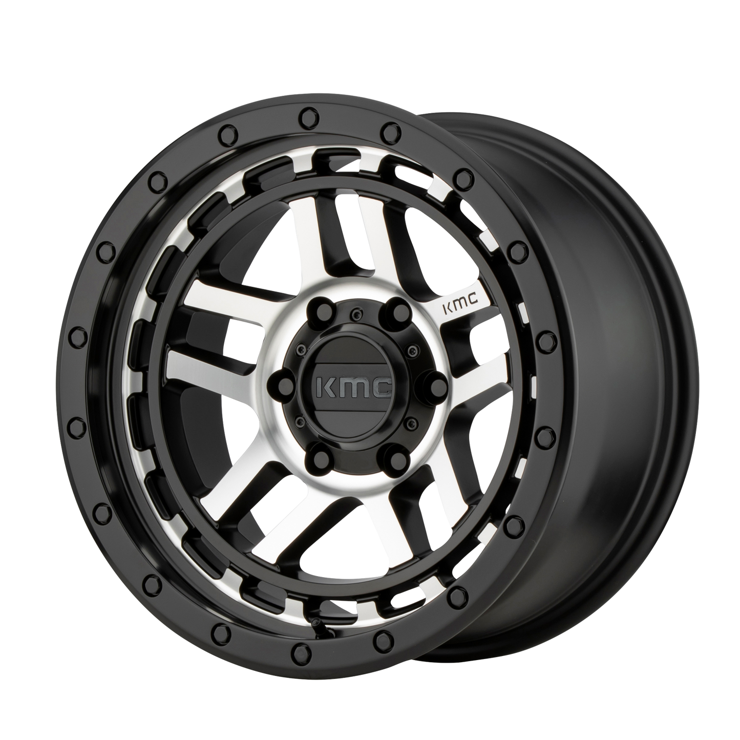 KMC KM540 RECON 17X9 -12 6X139.7/6X5.5 Satin Black Machined