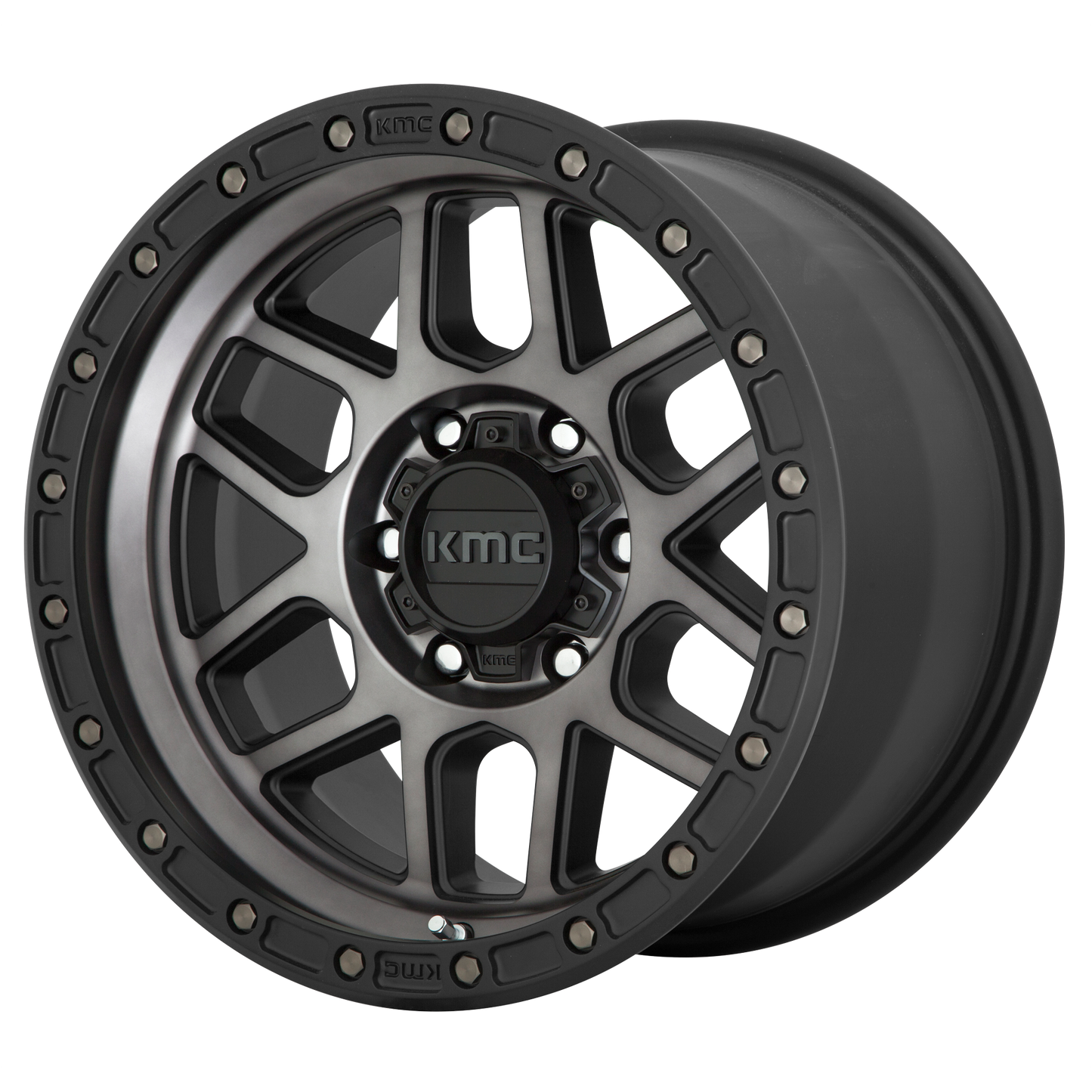 KMC KM544 MESA 20X9 18 8X165.1/8X6.5 Satin Black With Gray Tint