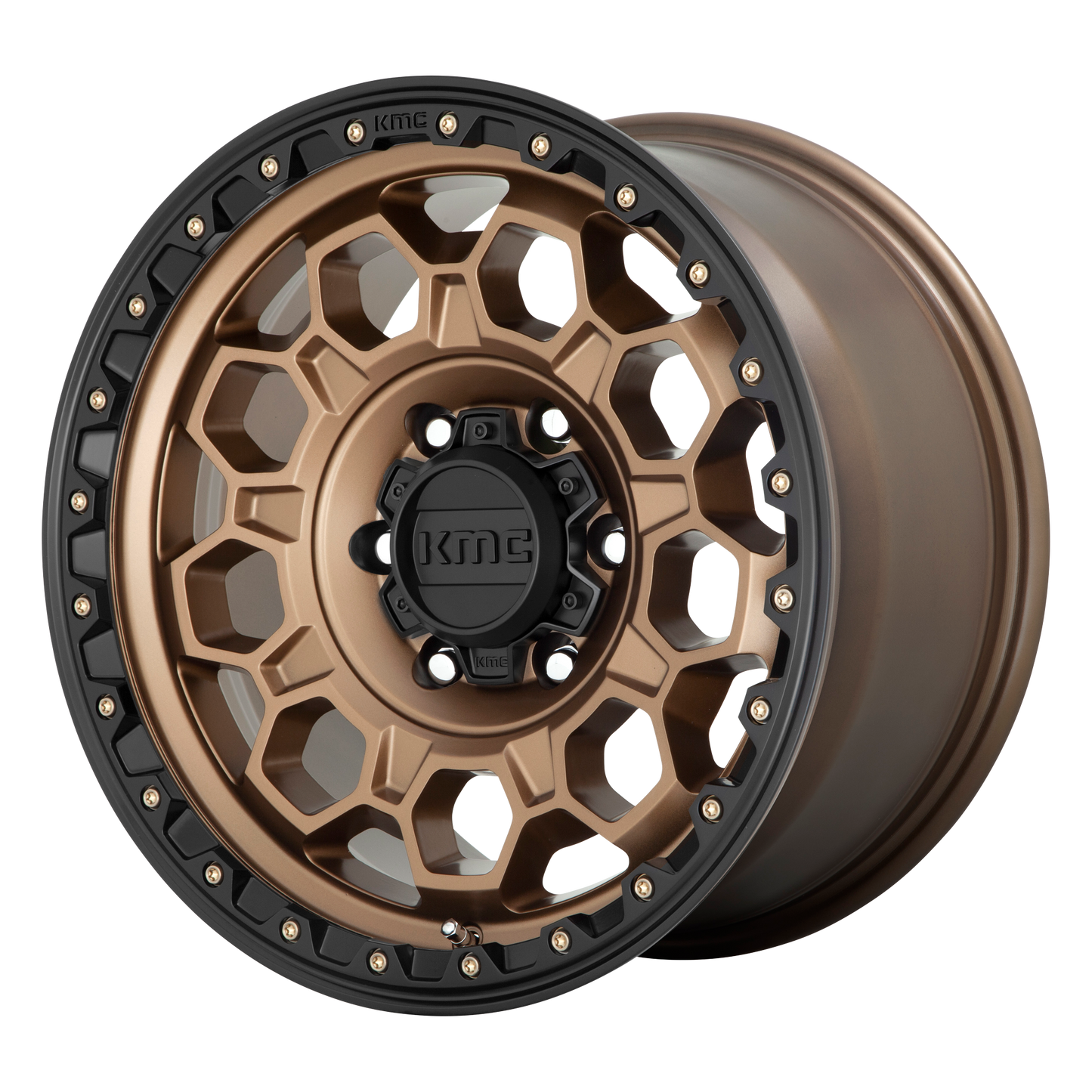 KMC KM545 TREK 17X9 -12 5X127/5X5.0 Matte Bronze With Black Lip