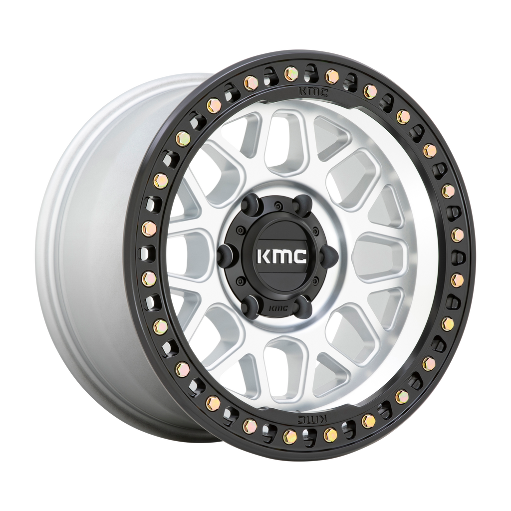 KMC KM549 GRS 20X9 0 8X165.1/8X6.5 Machined With Satin Black Lip