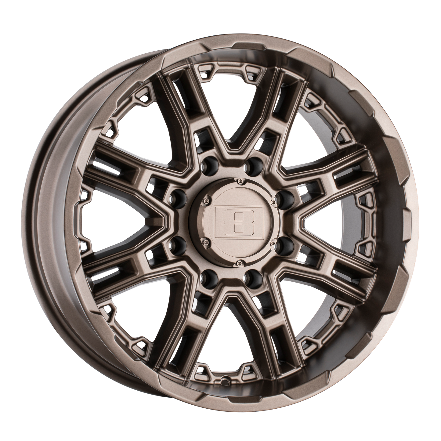 Level 8 SLINGSHOT 17X8.5 -10 5X135/5X135 MATTE BRONZE