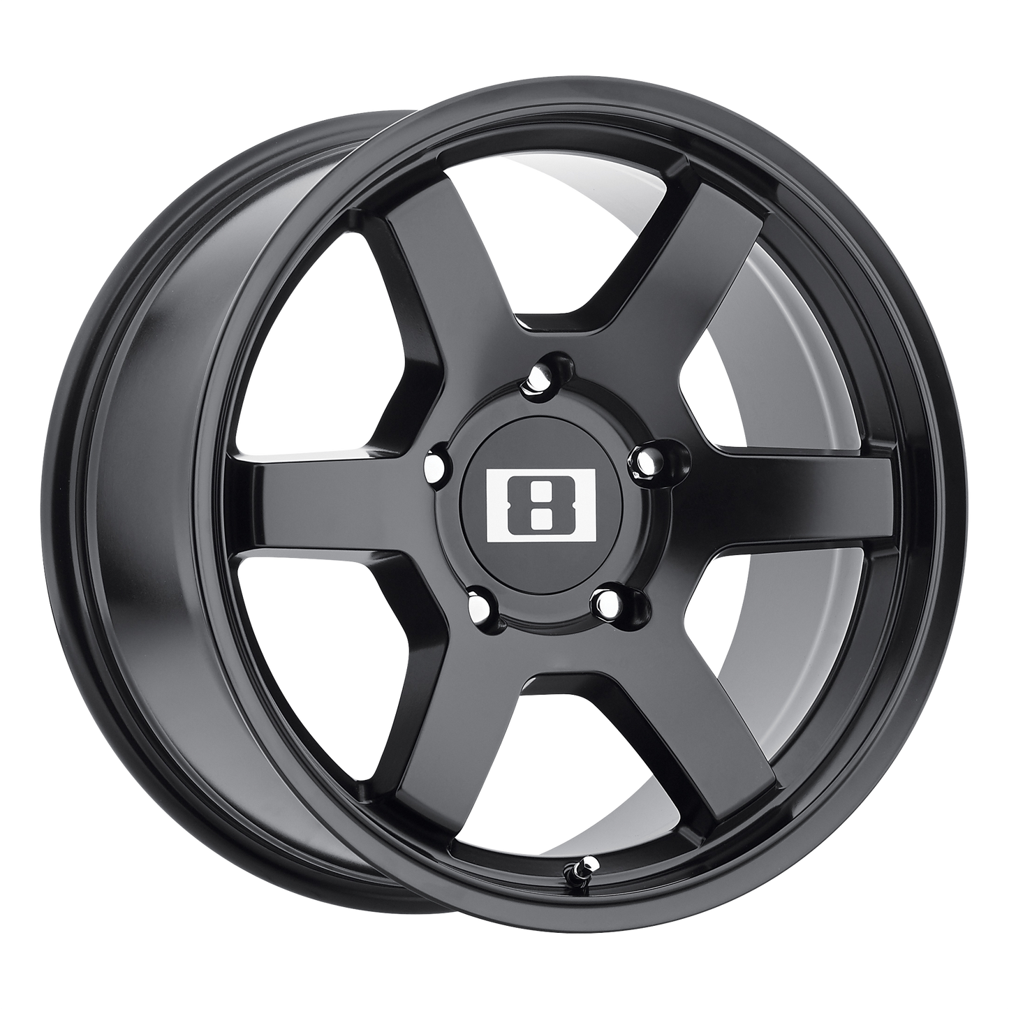 Level 8 MK6 17X8 -10 6X139.7/6X5.5 MATTE BLACK