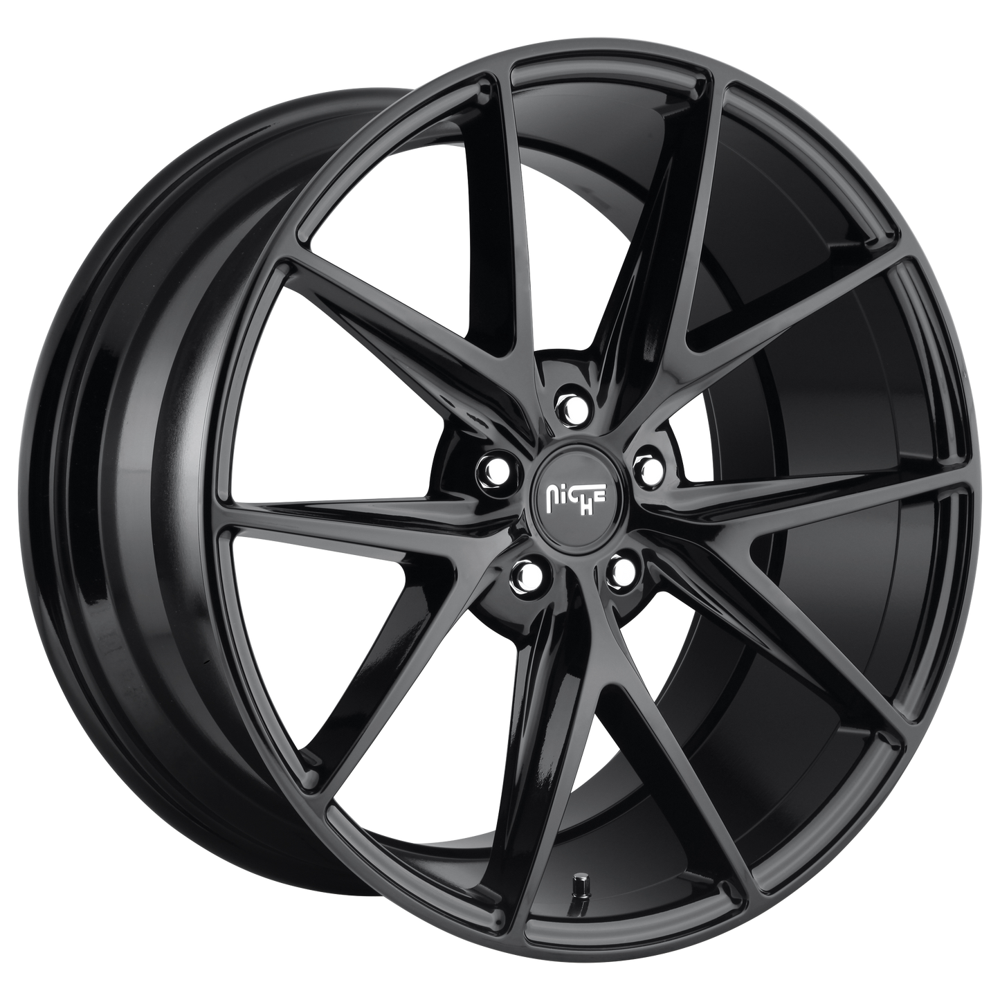 Niche 1PC M119 MISANO 20x10 40 5x114.3/5x4.5 GLOSS BLACK