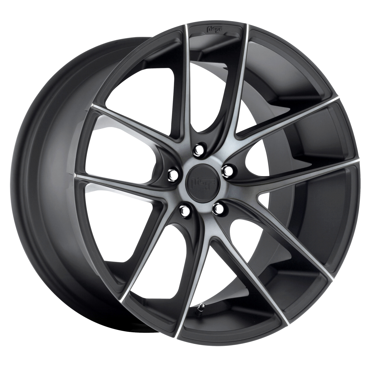 Niche 1PC M130 TARGA 20x8.5 47 5x130/5x130 MATTE BLACK DOUBLE DARK TINT
