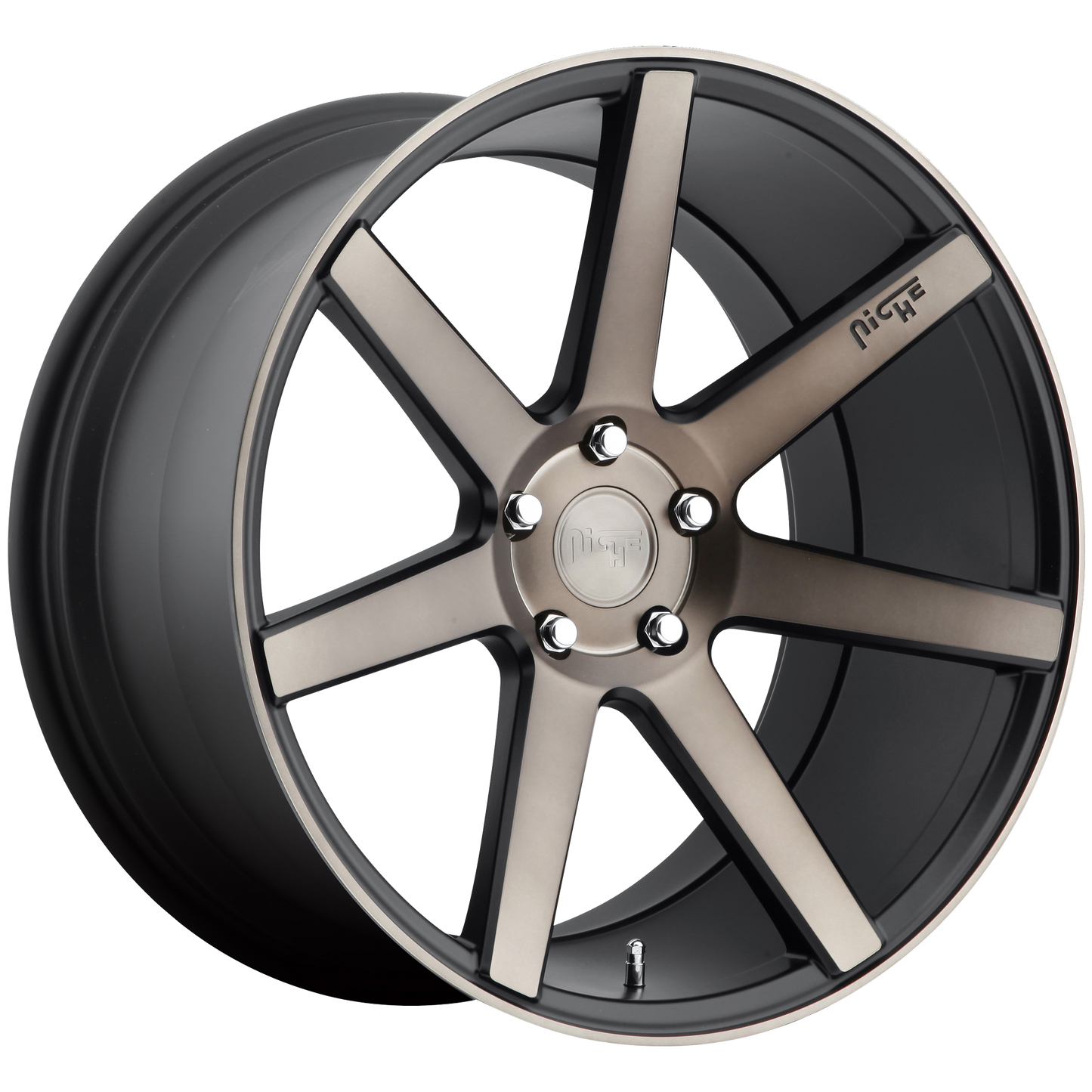 Niche 1PC M150 VERONA 20x10 40 5x114.3/5x4.5 MATTE BLACK MACHINED