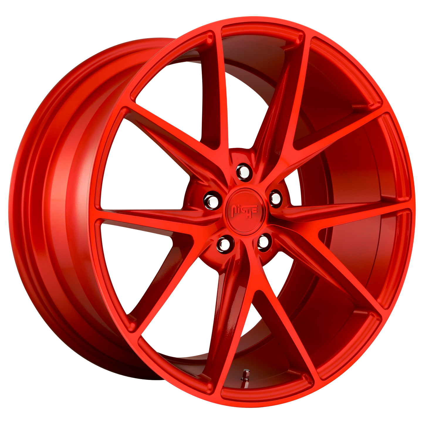 Niche 1PC M186 MISANO 19x8.5 33 5x114.3/5x4.5 CANDY RED