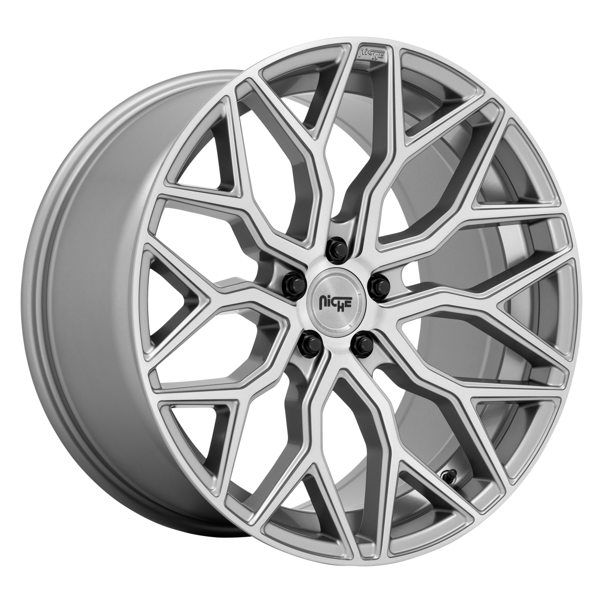 Niche 1PC M265 MAZZANTI 20X10.5 40 5X112 ANTHRACITE BRUSHED TINT CLEAR