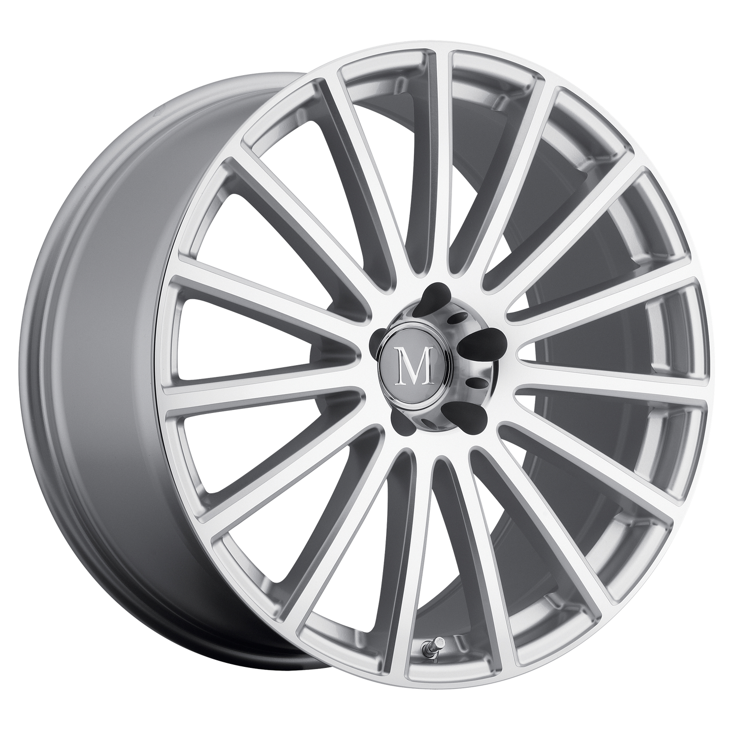 Mandrus ROTEC 17X9 32 5X112/5X112 SILVER W/ MIRROR CUT FACE