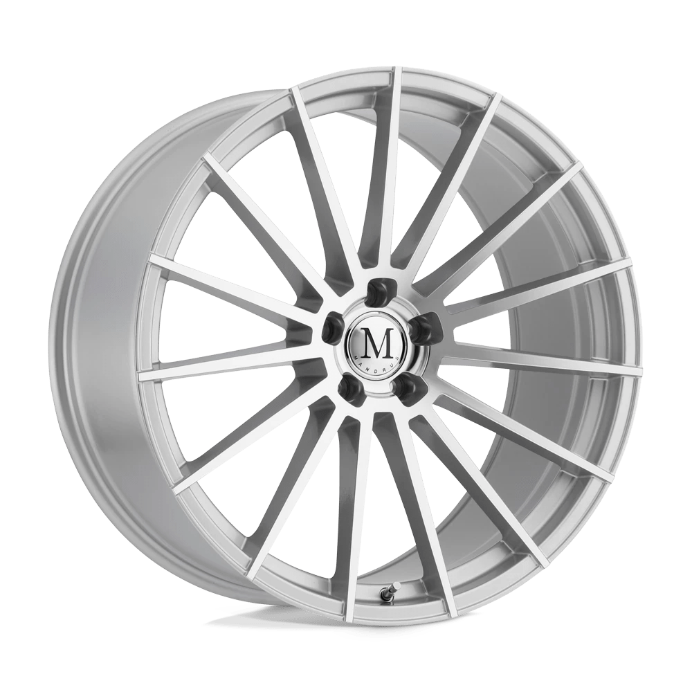 Mandrus STIRLING 18X9.5 35 5X112/5X112 SILVER W/ MIRROR CUT FACE