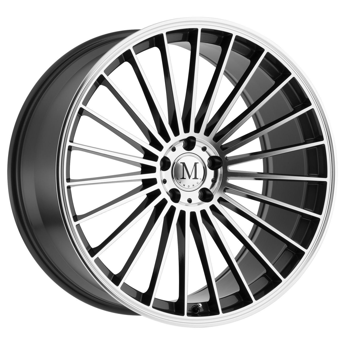 Mandrus 23 17X8 42 5X112/5X112 GUNMETAL W/ MIRROR CUT FACE