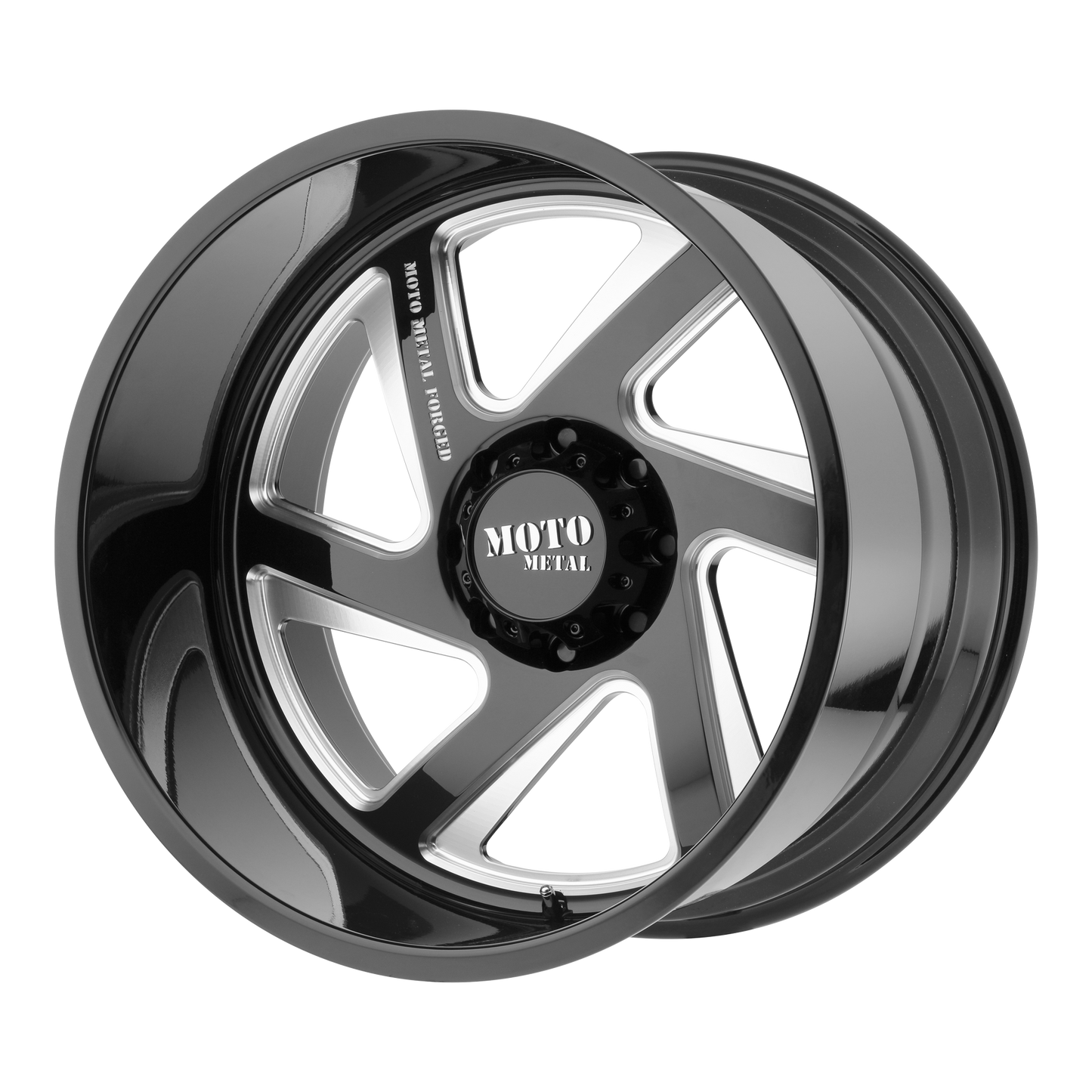 Moto Metal MO400 22X14 -76 8X180/8X7.1 GLOSS BLACK MILLED