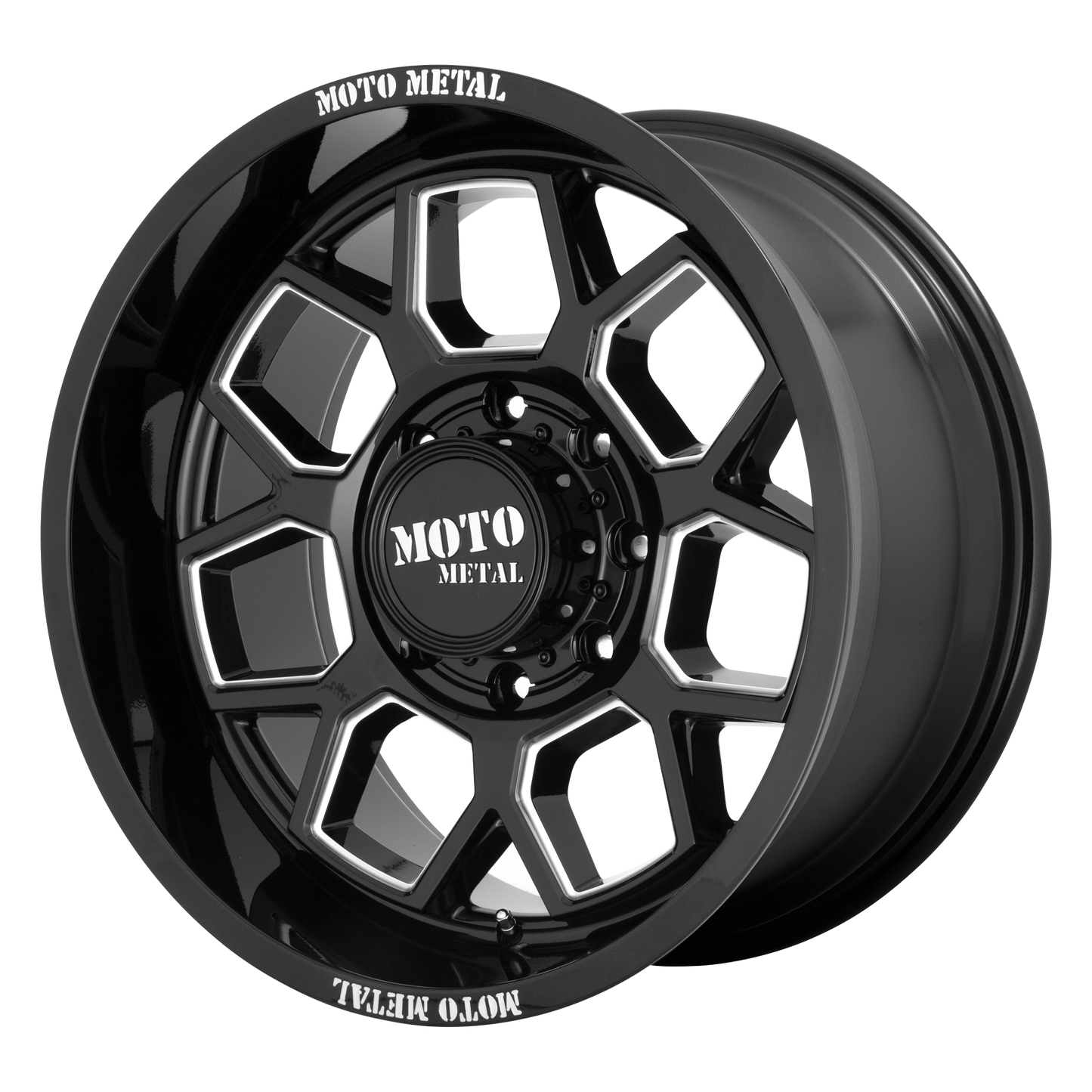 Moto Metal MO803 BANSHEE 20x10 -18 5x139.7/5x5.5 Gloss Black Milled