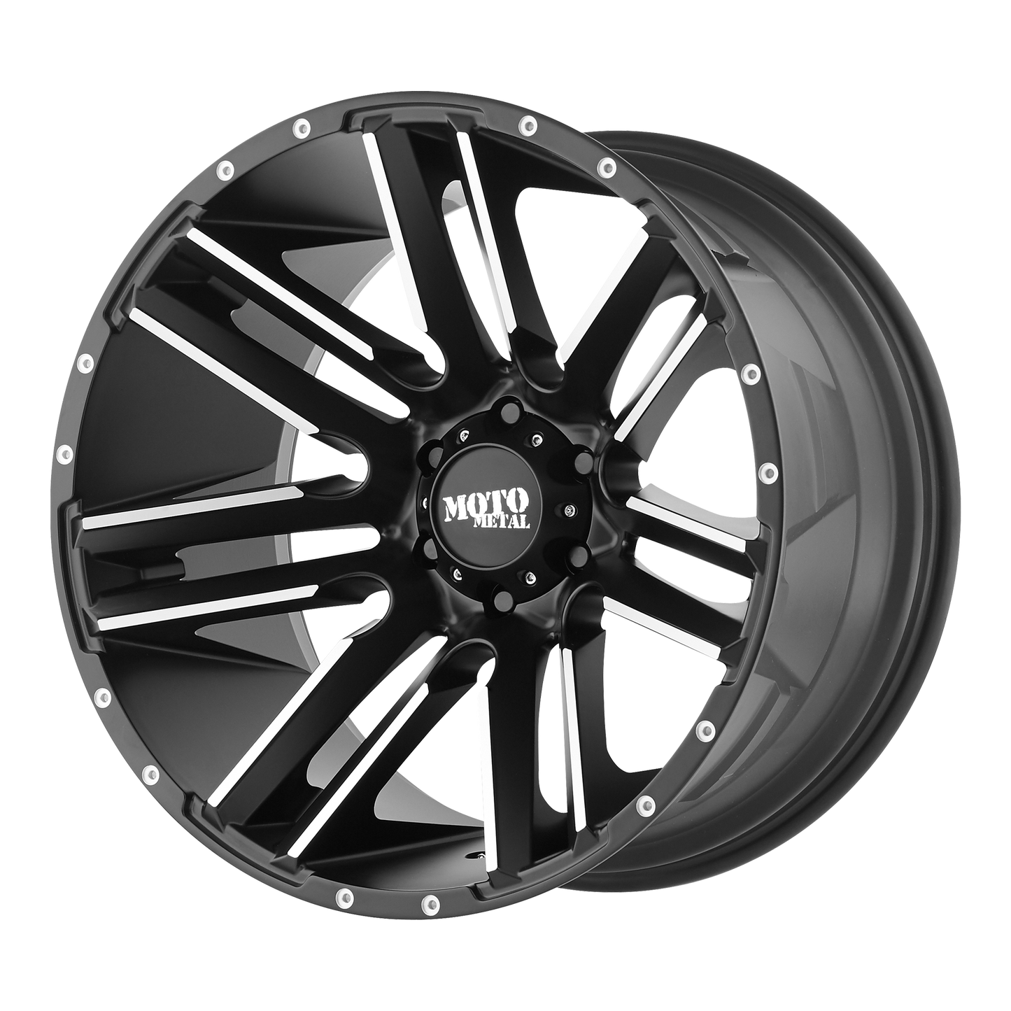 Moto Metal MO978 RAZOR 20x10 -24 6x139.7/6x5.5 Satin Black Machined