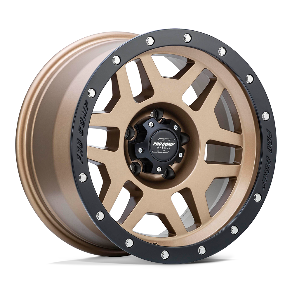PRO COMP PA41 PHASER 17X9 -6 6X139.7 MATTE BRONZE WITH BLACK LIP