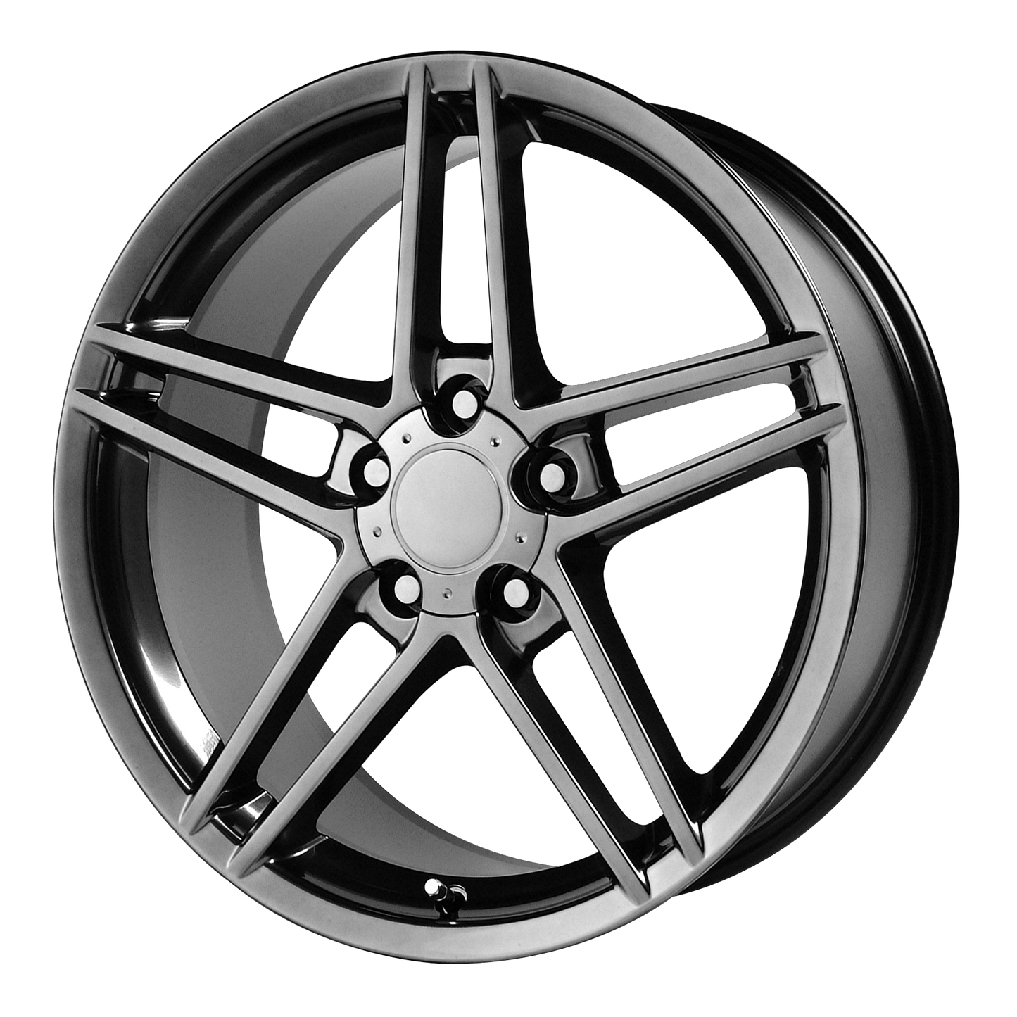 PERFORMANCE REPLICAS PR117 17X8.5 49 5X120.65/5X4.75 Hyper Black