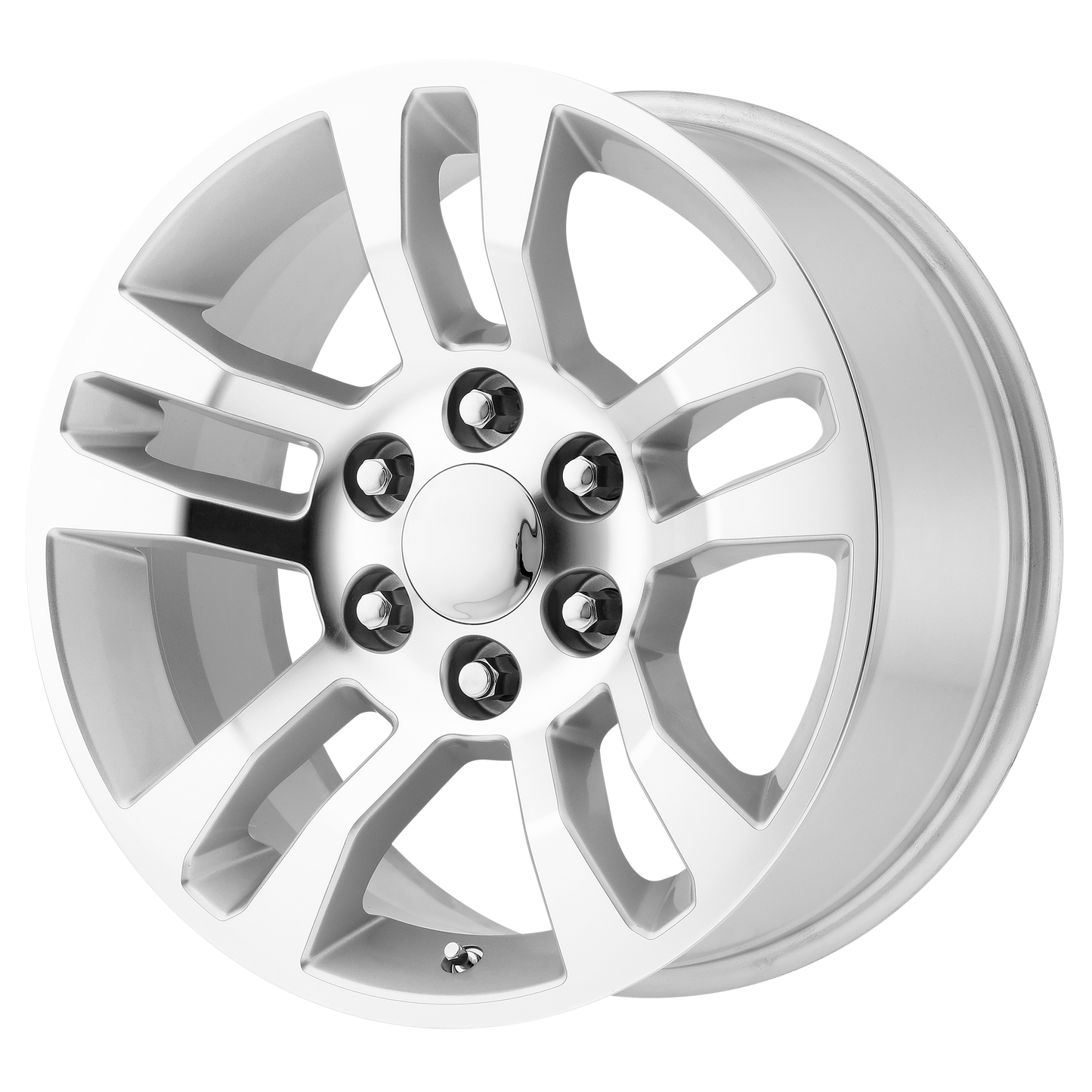 PERFORMANCE REPLICAS PR175 18X8 24 6X139.7/6X5.5 Silver Machined