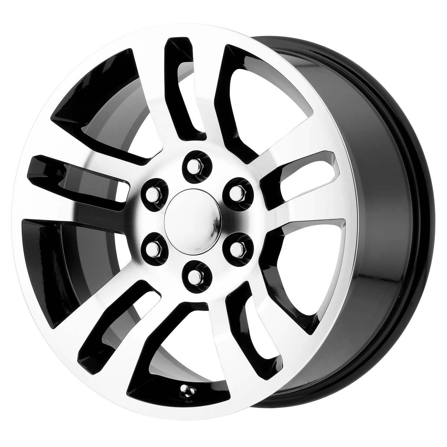 PERFORMANCE REPLICAS PR175 18X8 24 6X139.7/6X5.5 Gloss Black Machined