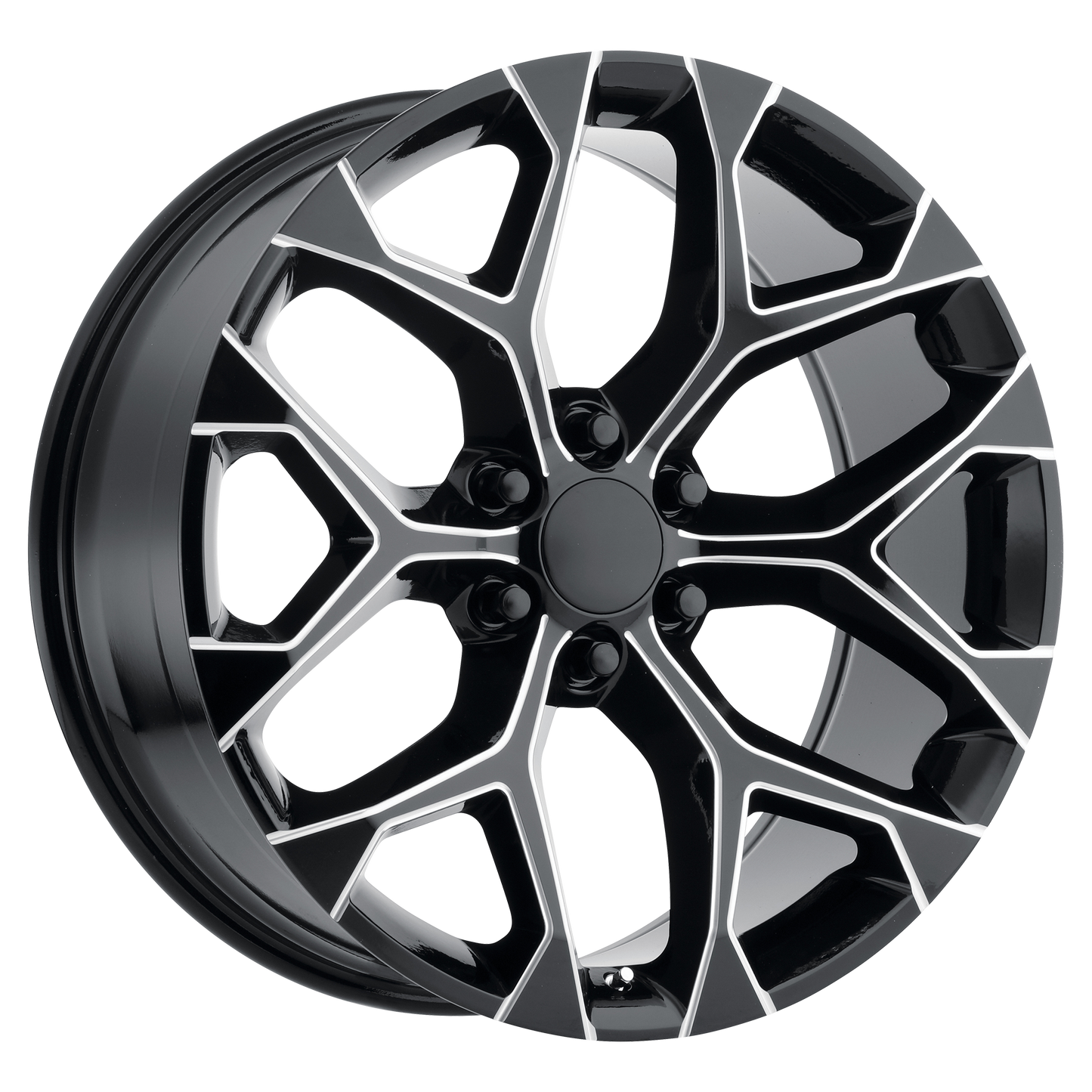PERFORMANCE REPLICAS PR176 22X9 24 6X139.7/6X5.5 Gloss Black Milled