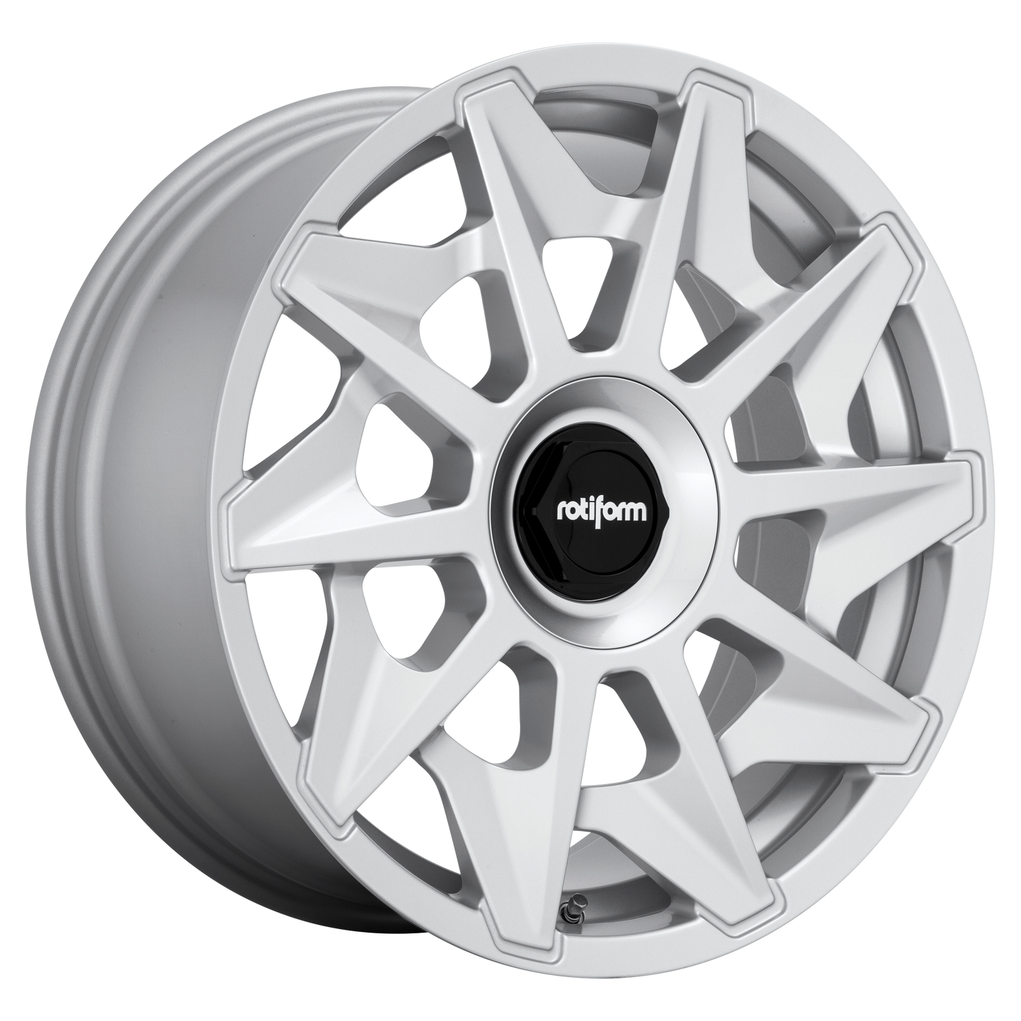Rotiform 1PC R124 CVT 19x8.5 35 5x112/5x114.3/5x112/4.5 GLOSS SILVER