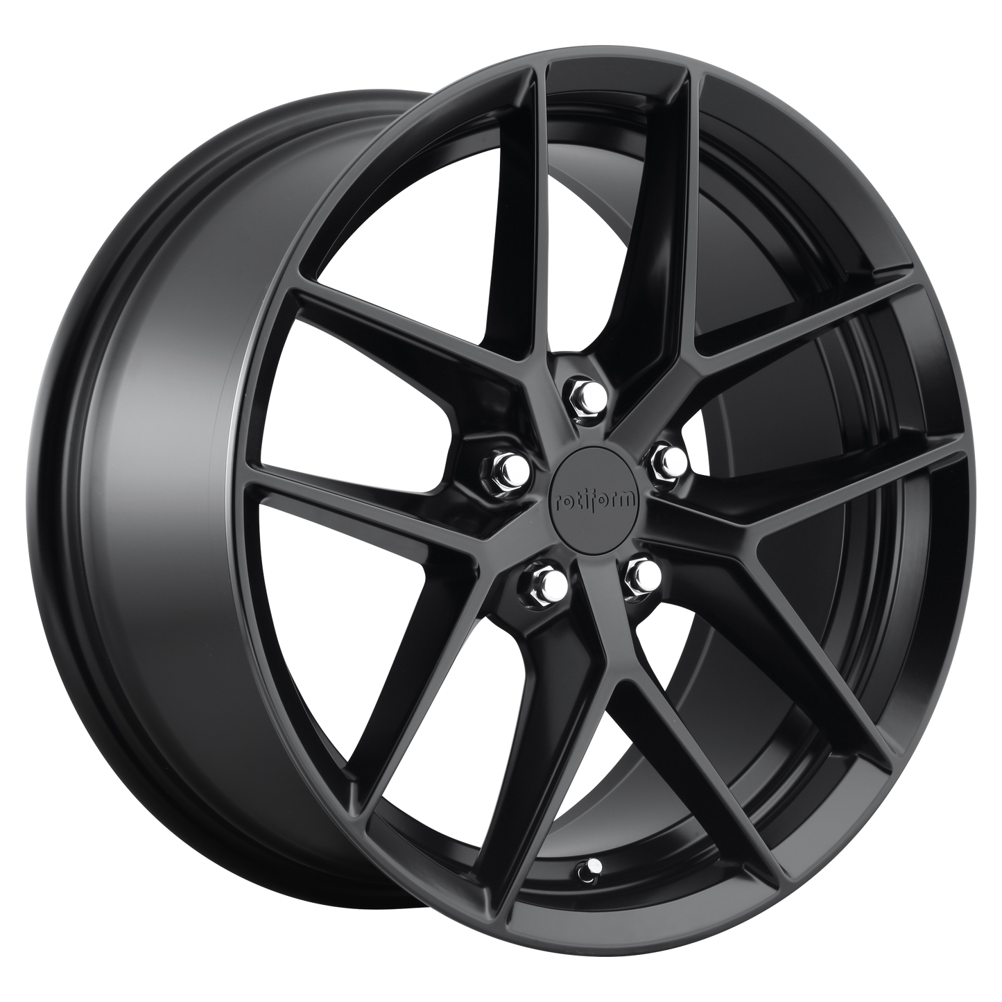 Rotiform 1PC R134 FLG 18x8.5 45 5x114.3/5x4.5 MATTE BLACK