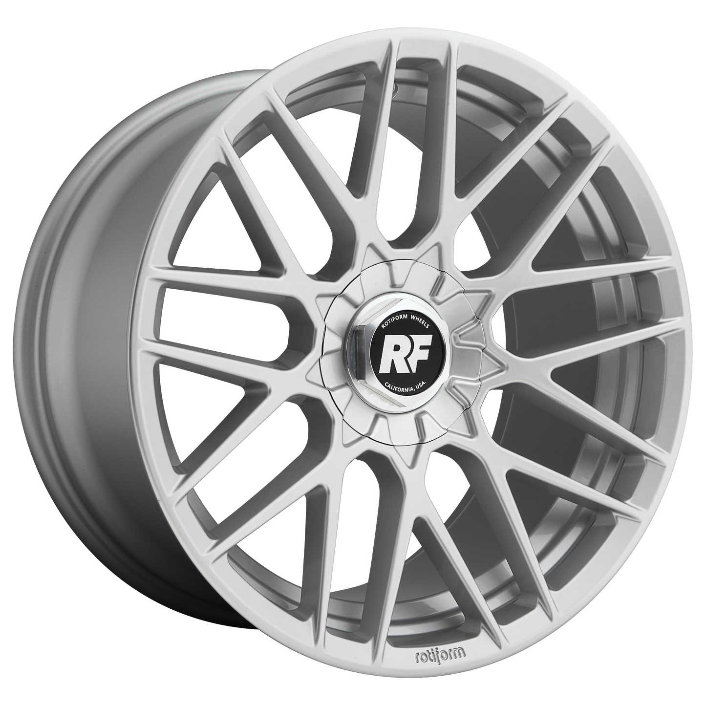 Rotiform 1PC R140 RSE 19x8.5 35 5x114.3/5x120/5x4.5/120 GLOSS SILVER