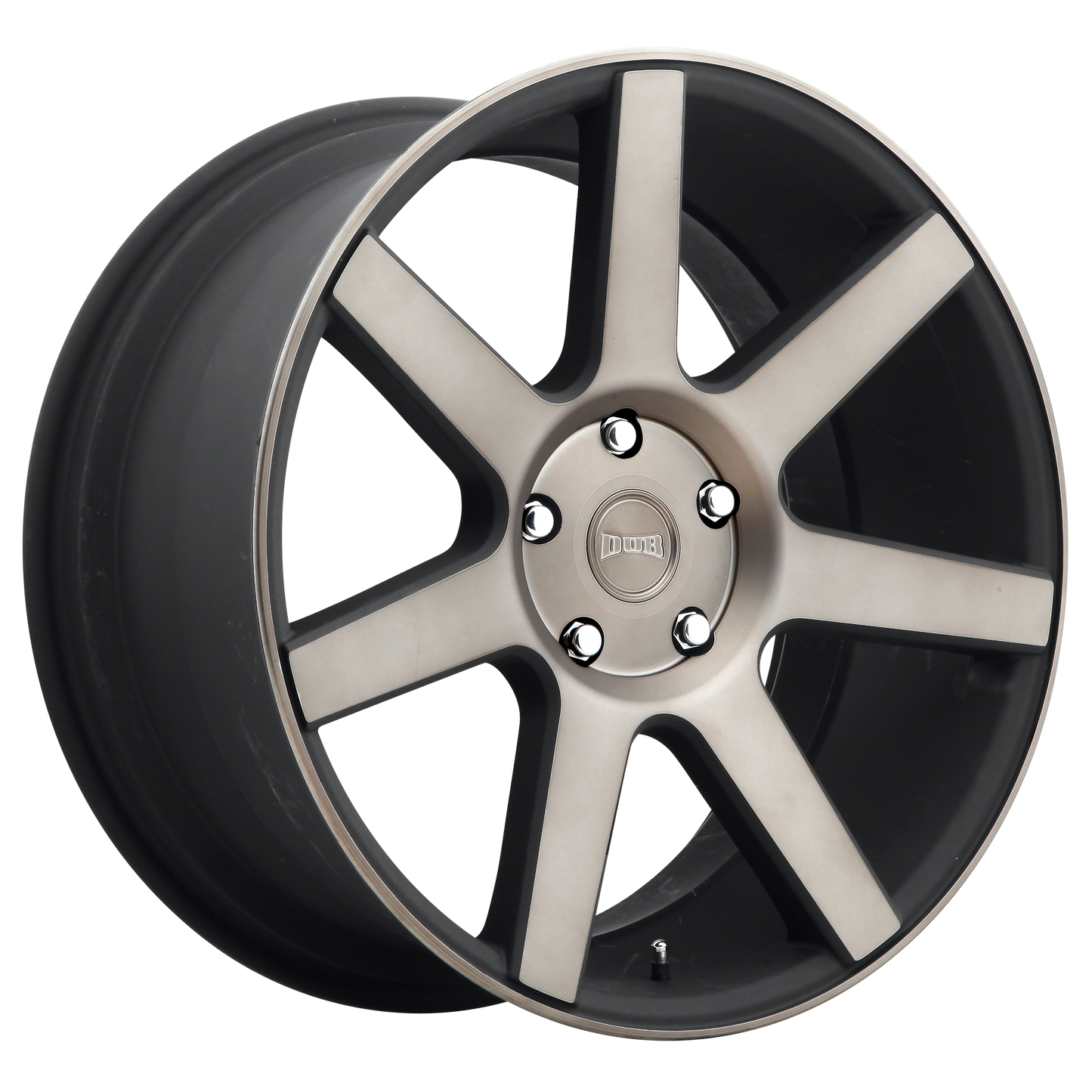 DUB 1PC S127 FUTURE 22x9.5 19 6x139.7/6x5.5 MATTE BLACK DOUBLE DARK TINT