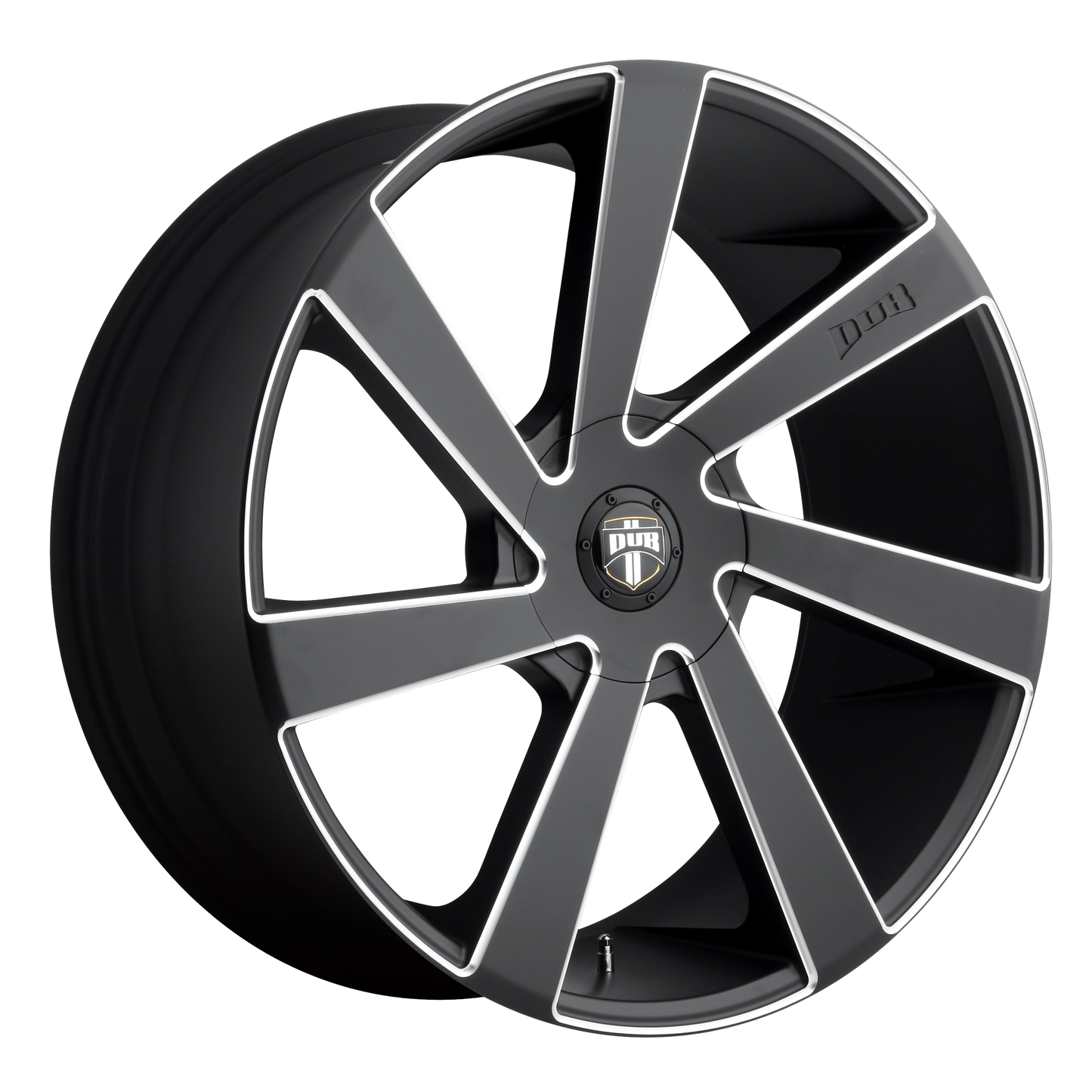 DUB 1PC S133 DIRECTA 24x10 30 6x135/6x139.7/6x135/5.5 MATTE BLACK MILLED